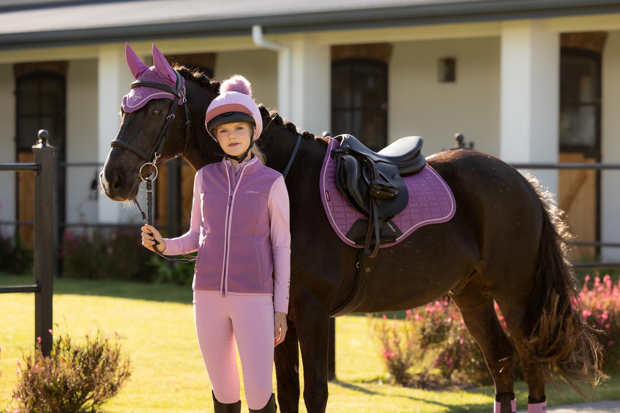 LeMieux Suede GP Saddle Pad Mallow