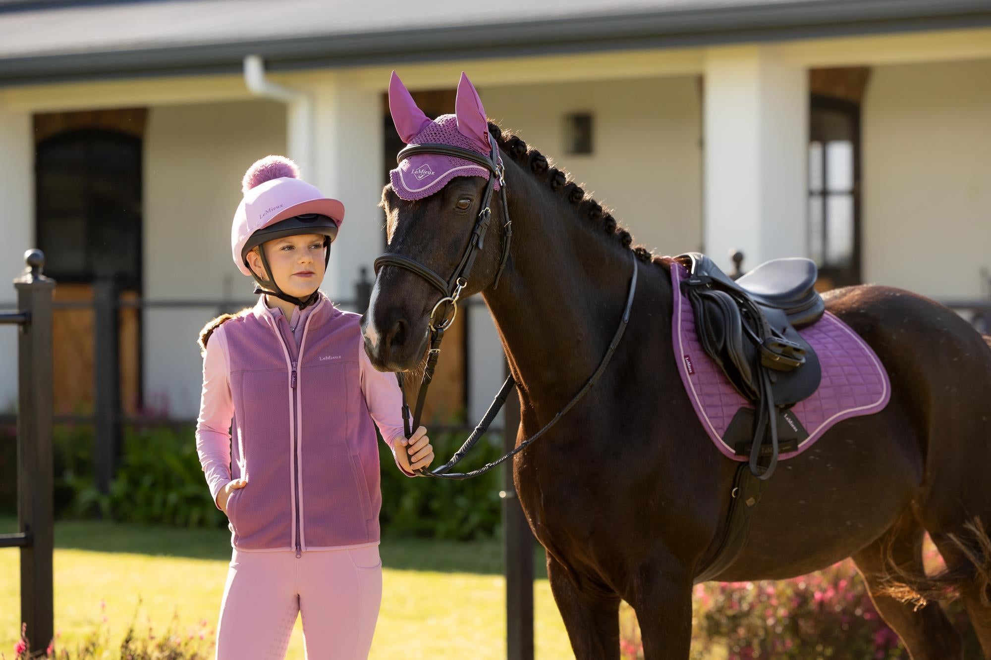 LeMieux Suede GP Saddle Pad Mallow