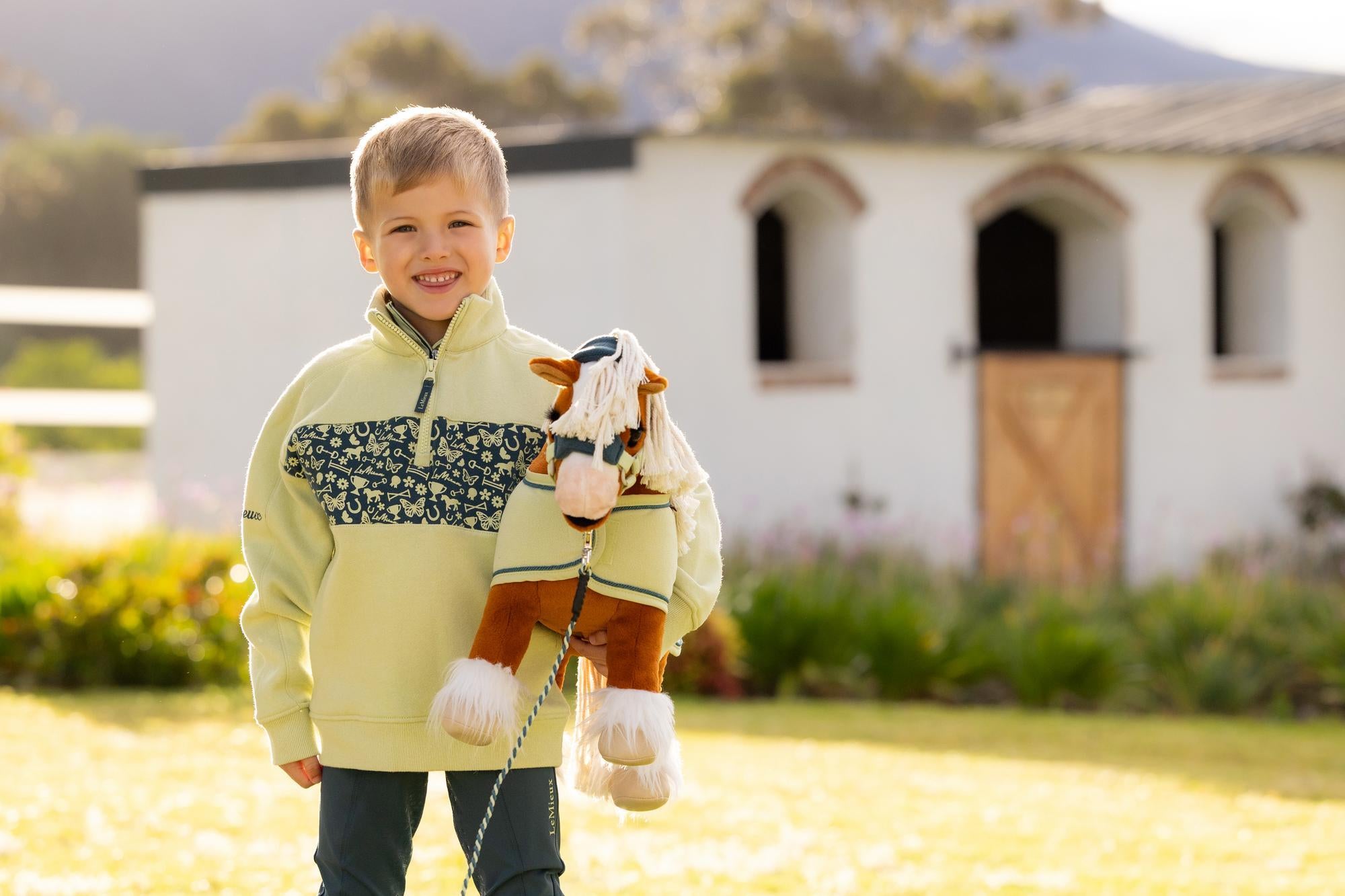 LeMieux Mini Quinn Quarter Zip Sweater