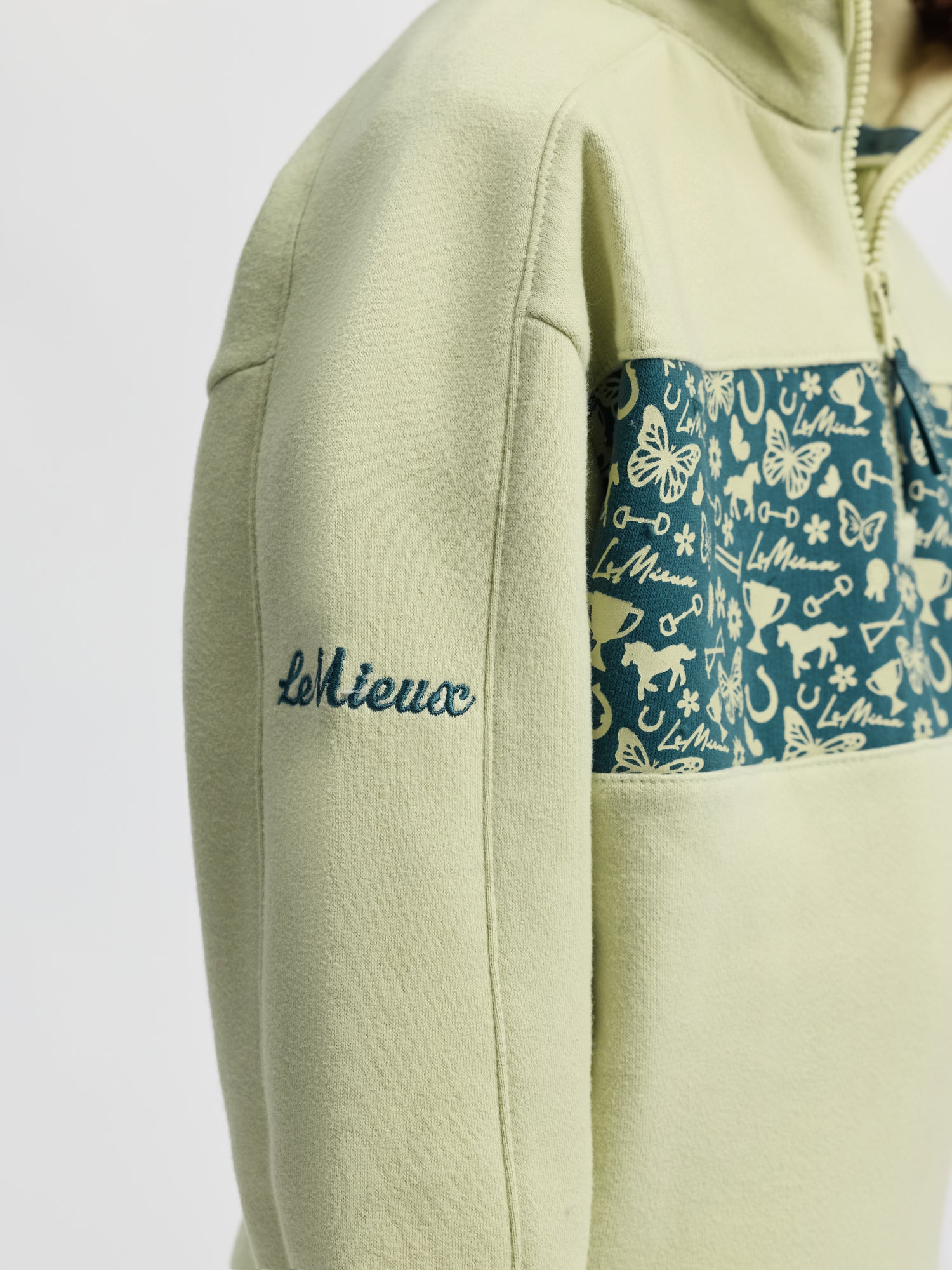 LeMieux Mini Quinn Quarter Zip Sweater