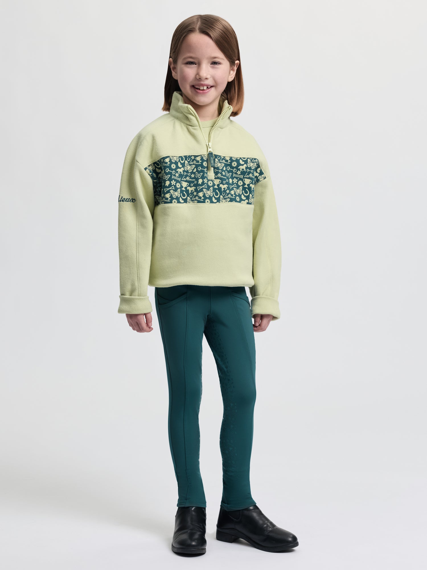 LeMieux Mini Quinn Quarter Zip Sweater