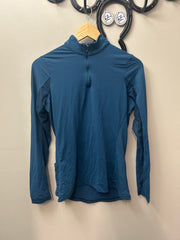 Irideon Blue Sun Shirt Small-Riding Shirts-Consignment-Evolution Equestrian Co.
