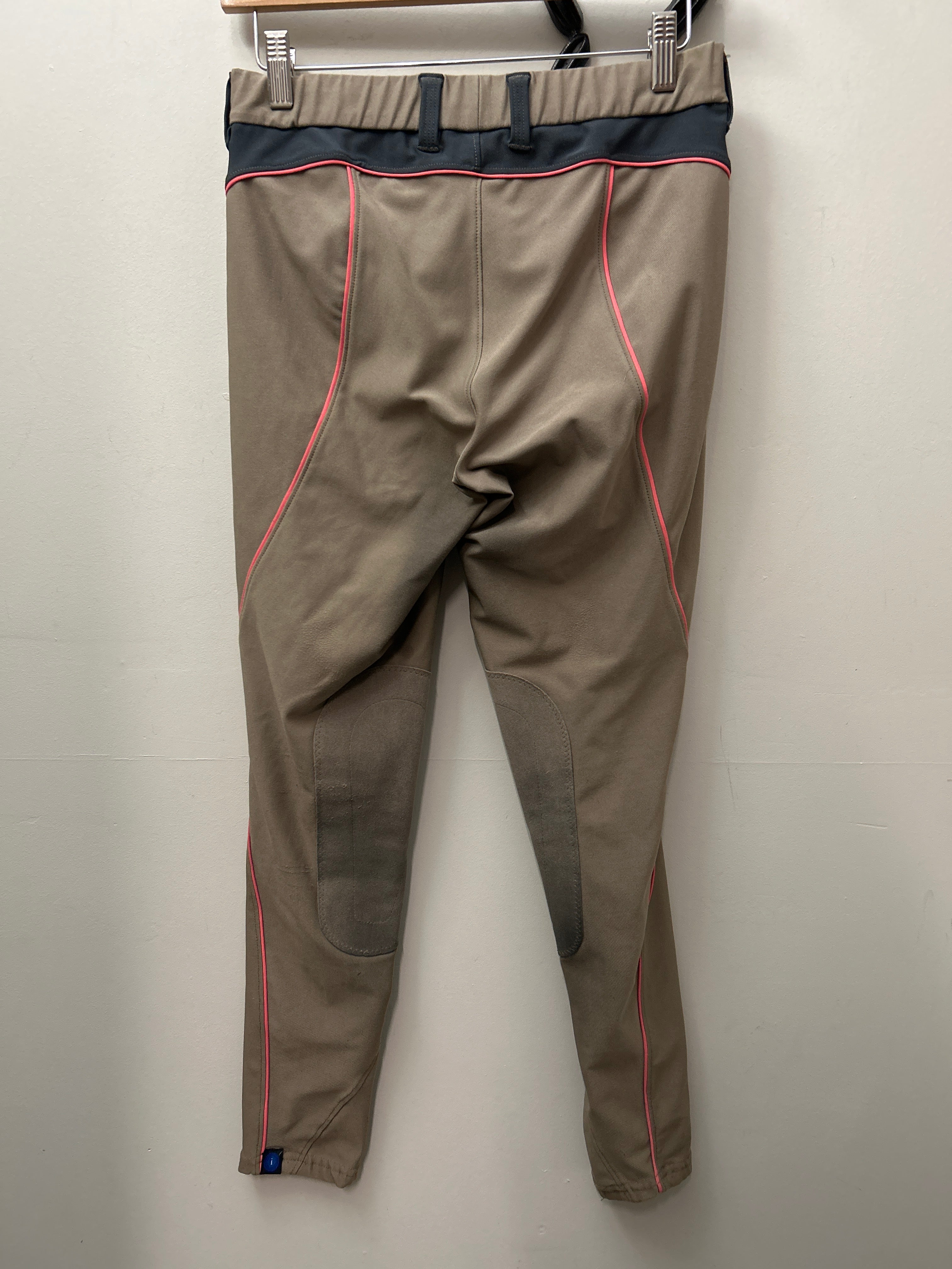 Irideon Tan Riding Tights Large-Breeches-Consignment-Evolution Equestrian Co.