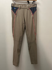 Irideon Tan Riding Tights Large-Breeches-Consignment-Evolution Equestrian Co.