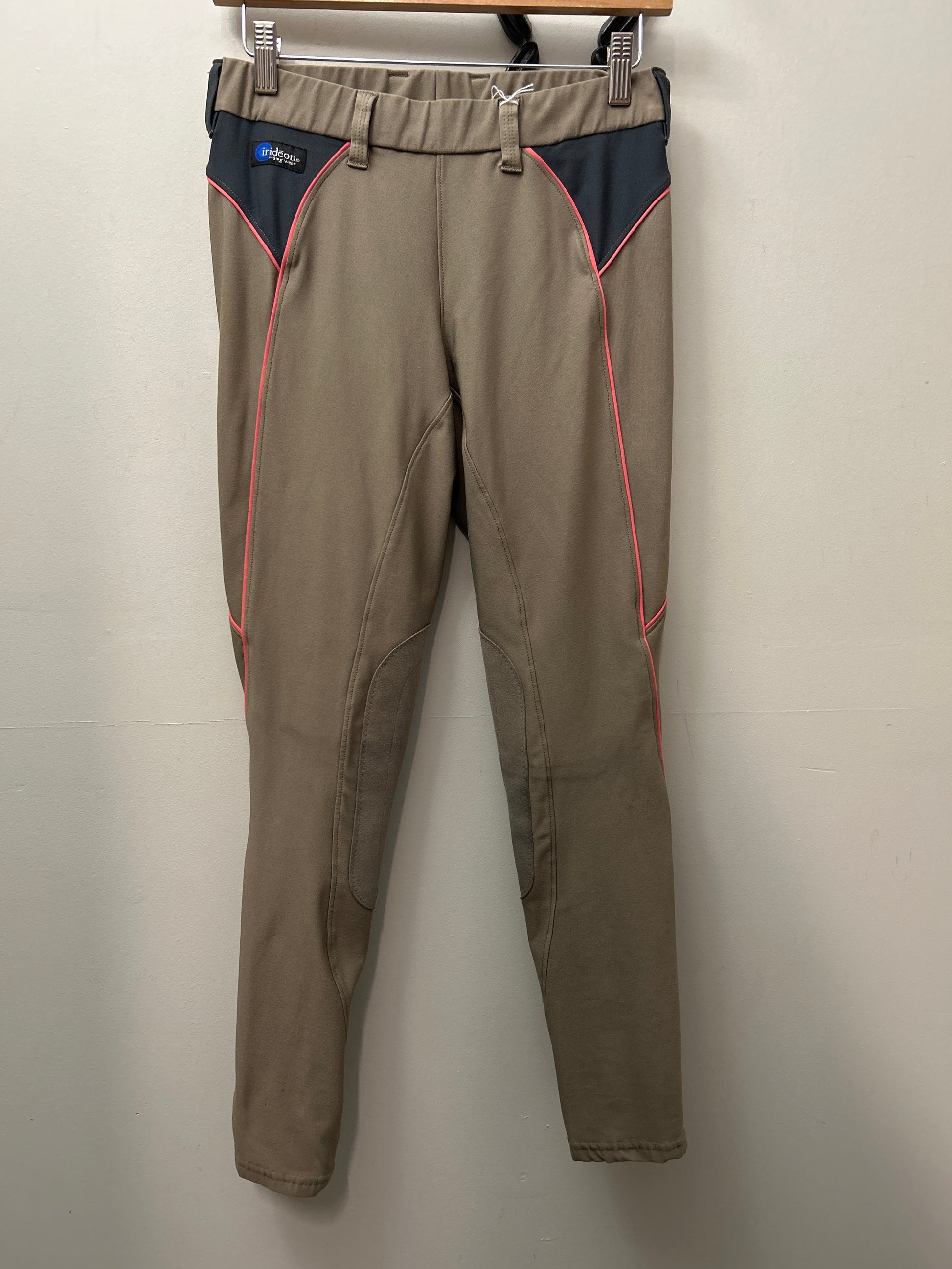 Irideon Tan Riding Tights Large-Breeches-Consignment-Evolution Equestrian Co.