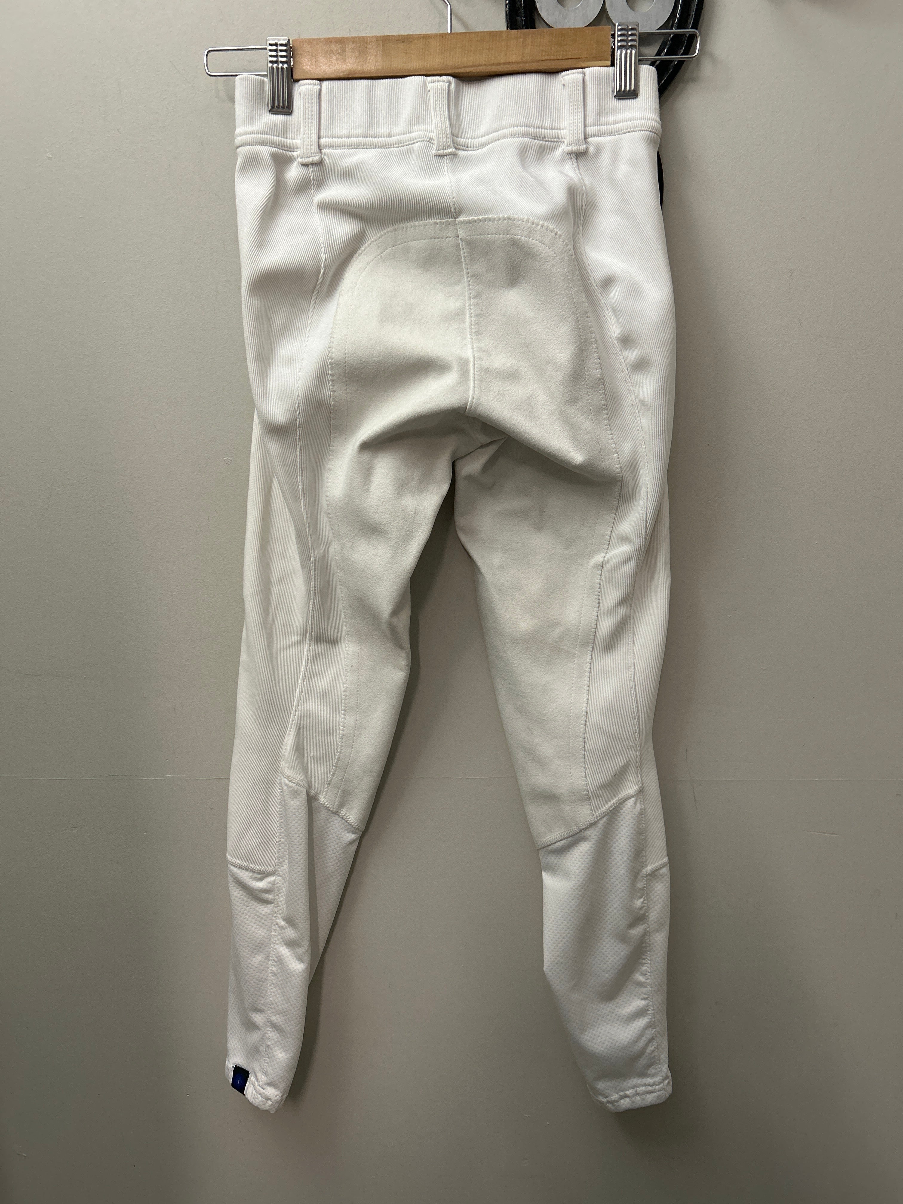 Irideon White Full Seat Breeches Small-Breeches-Consignment-Evolution Equestrian Co.