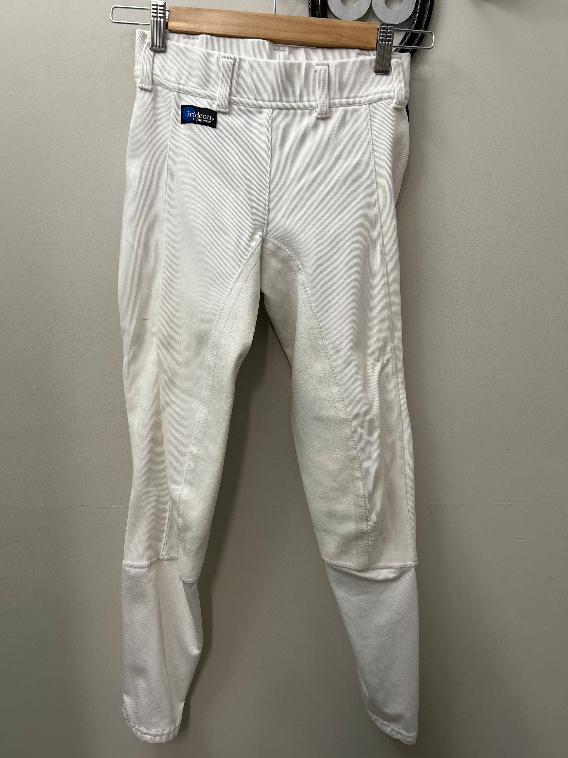 Irideon White Full Seat Breeches Small-Breeches-Consignment-Evolution Equestrian Co.