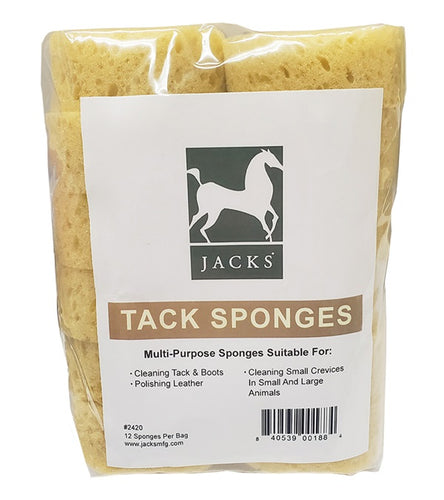 Jack's Economy Tack Sponge - 12 Pack-Sponge-Can Pro Equestrian Supply-Evolution Equestrian Co.