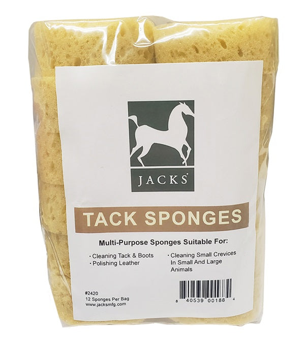 Jack's Economy Tack Sponge - 12 Pack-Sponge-Can Pro Equestrian Supply-Evolution Equestrian Co.