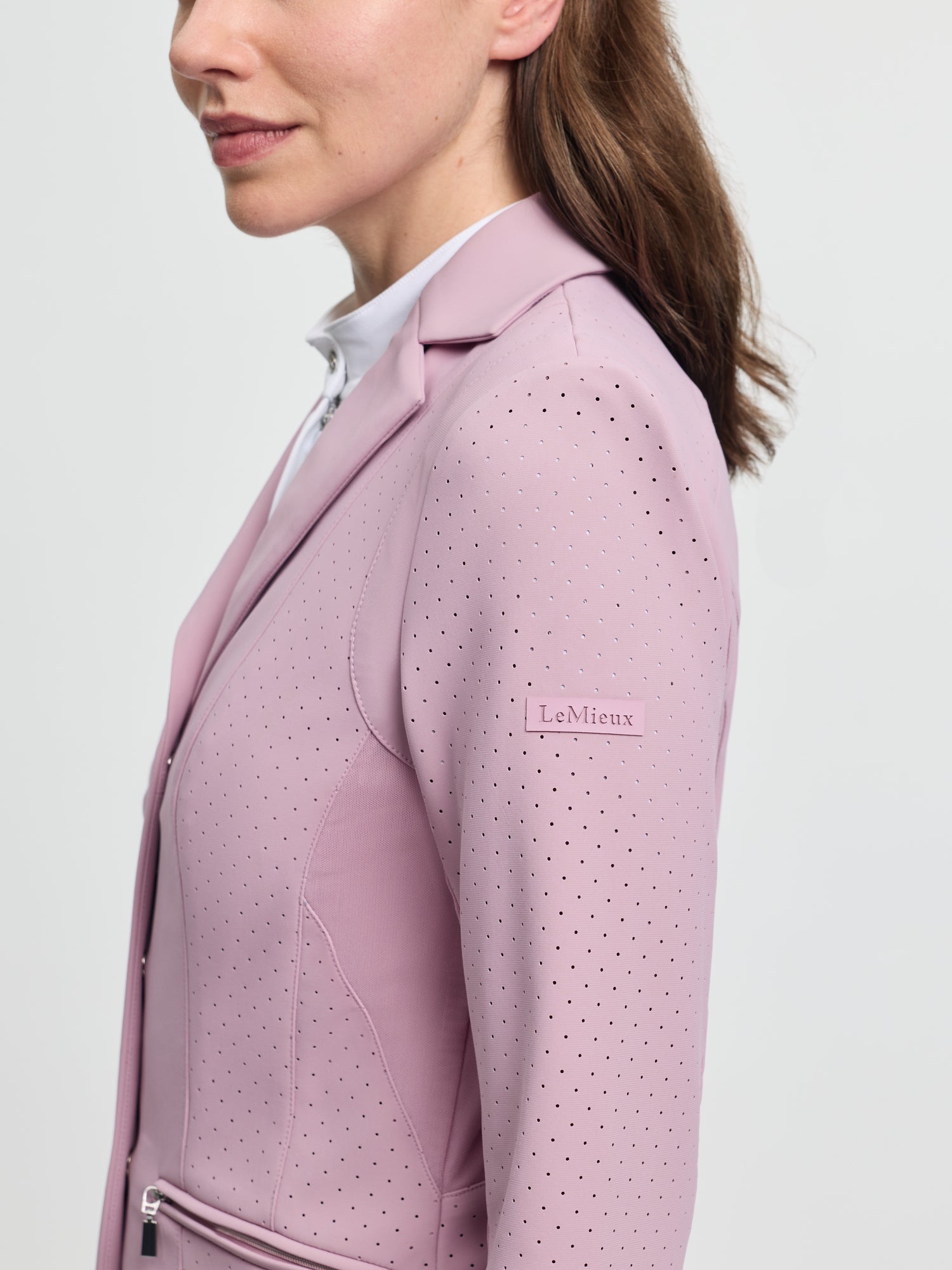 Jessica Mesh Show Jacket Fondant-Show Jacket-LeMieux-US 12 / UK 16-Evolution Equestrian Co.