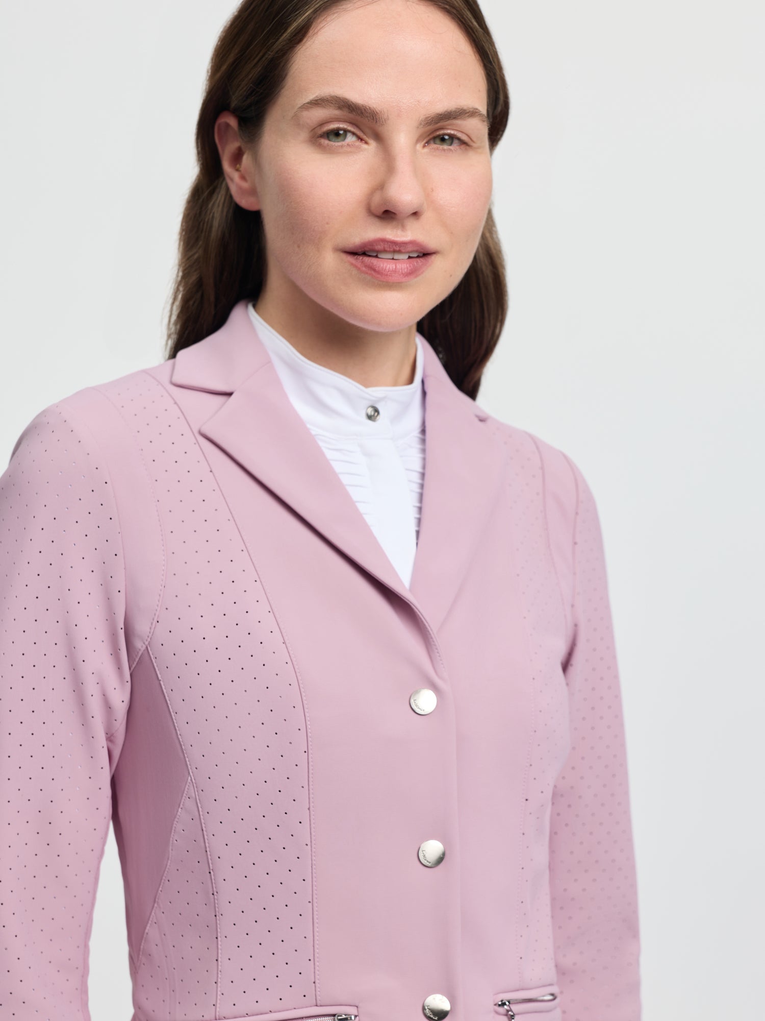 Jessica Mesh Show Jacket Fondant-Show Jacket-LeMieux-US 12 / UK 16-Evolution Equestrian Co.