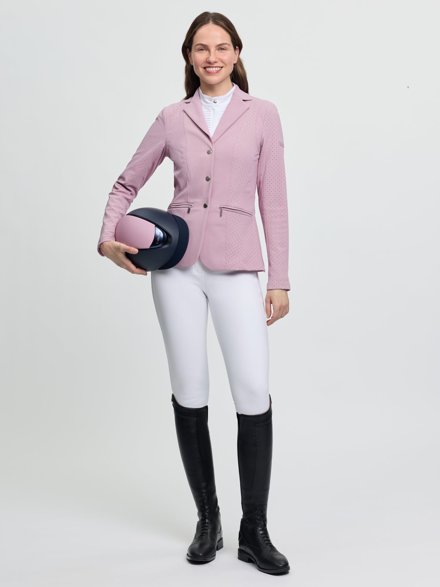 Jessica Mesh Show Jacket Fondant-Show Jacket-LeMieux-US 12 / UK 16-Evolution Equestrian Co.