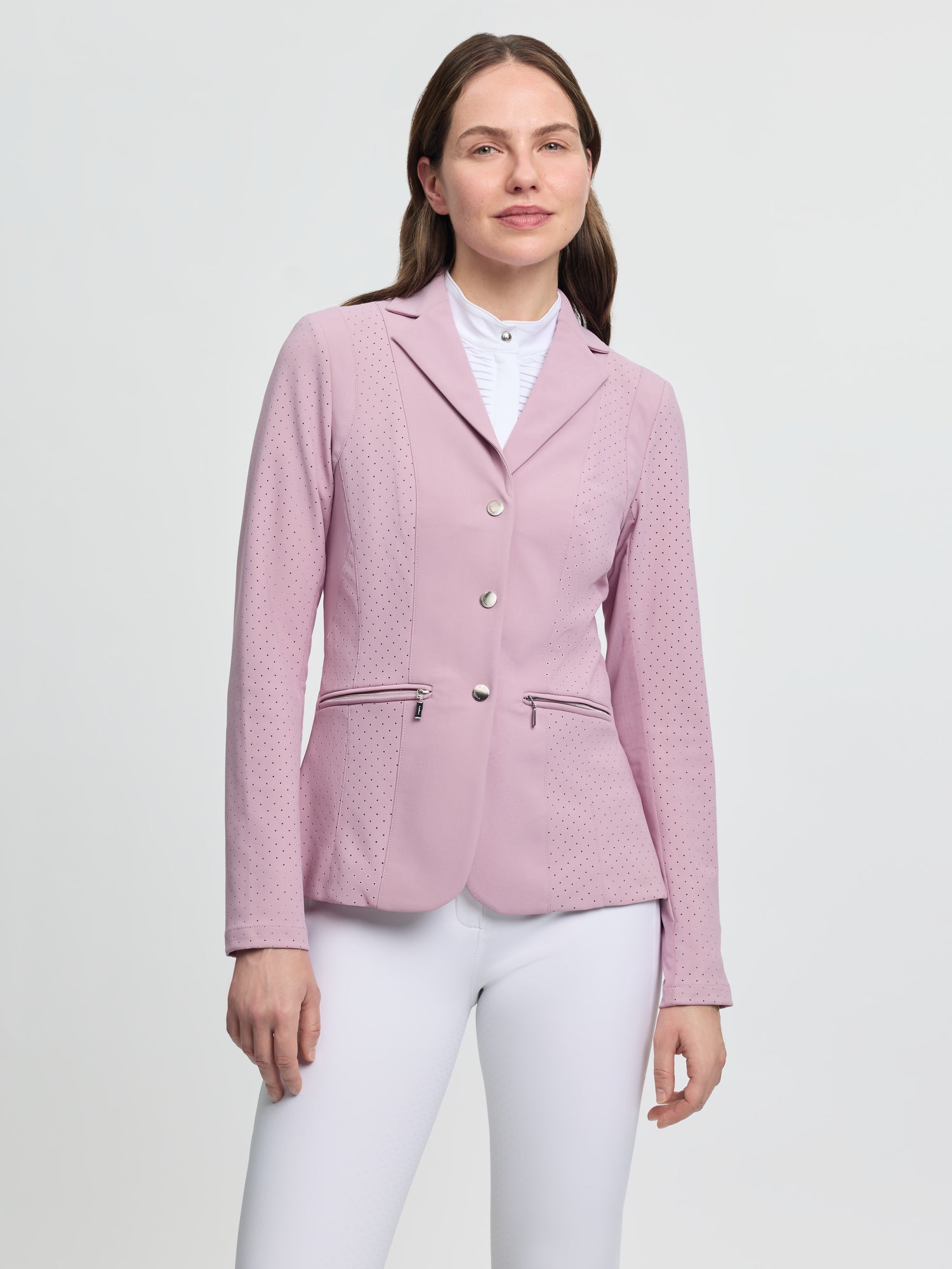 Jessica Mesh Show Jacket Fondant-Show Jacket-LeMieux-US 12 / UK 16-Evolution Equestrian Co.