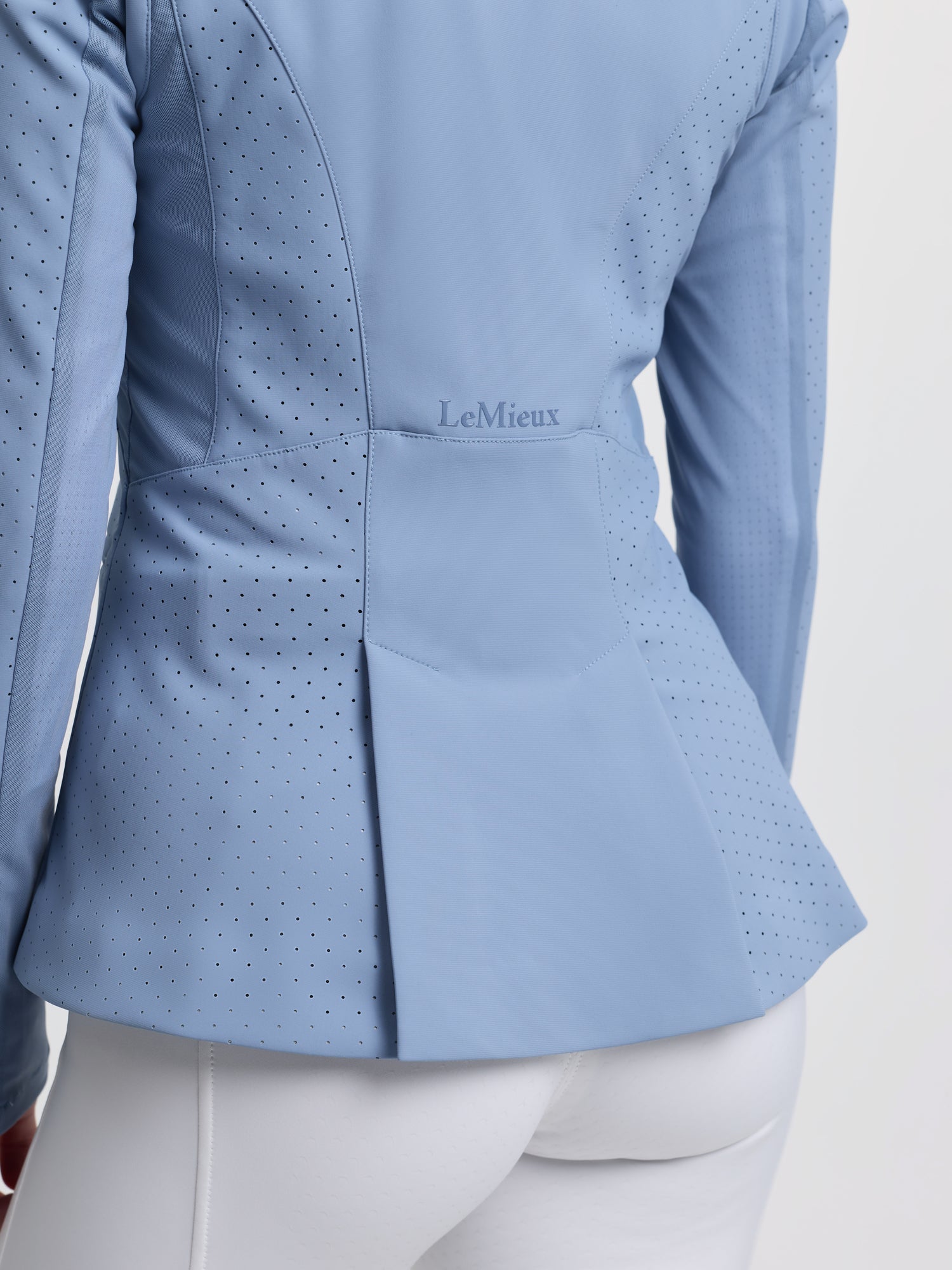 Jessica Mesh Show Jacket Powder Blue-Show Jacket-LeMieux-US 12 / UK 16-Evolution Equestrian Co.