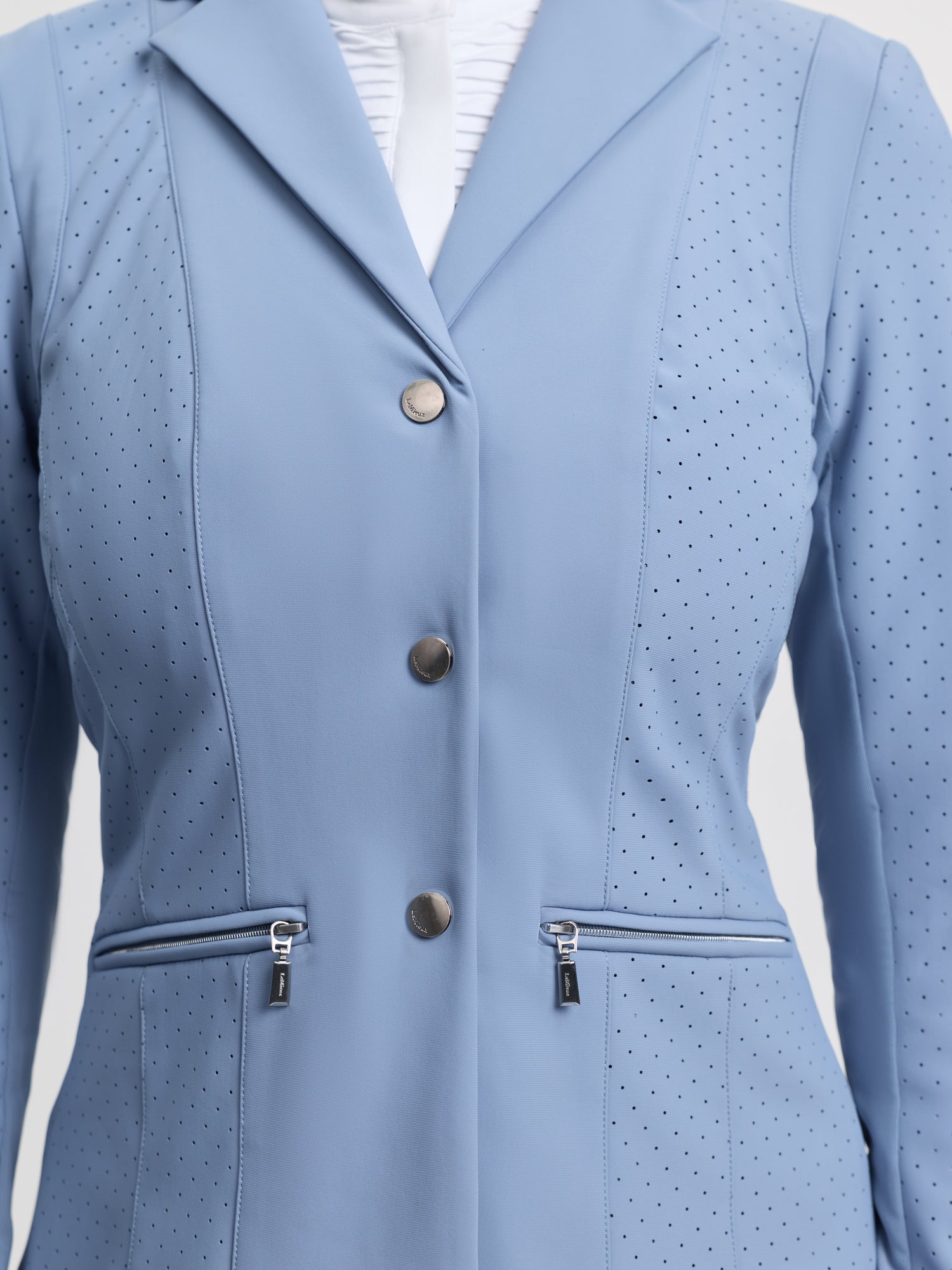 Jessica Mesh Show Jacket Powder Blue-Show Jacket-LeMieux-US 12 / UK 16-Evolution Equestrian Co.