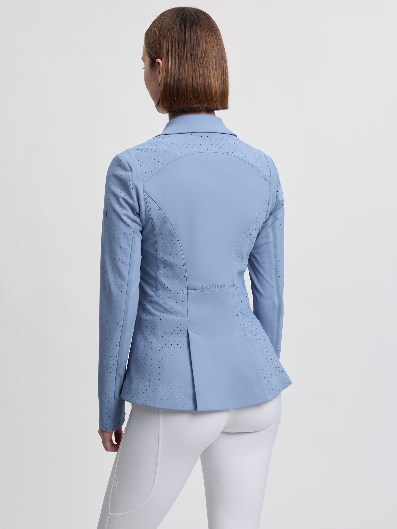 Jessica Mesh Show Jacket Powder Blue-Show Jacket-LeMieux-US 12 / UK 16-Evolution Equestrian Co.