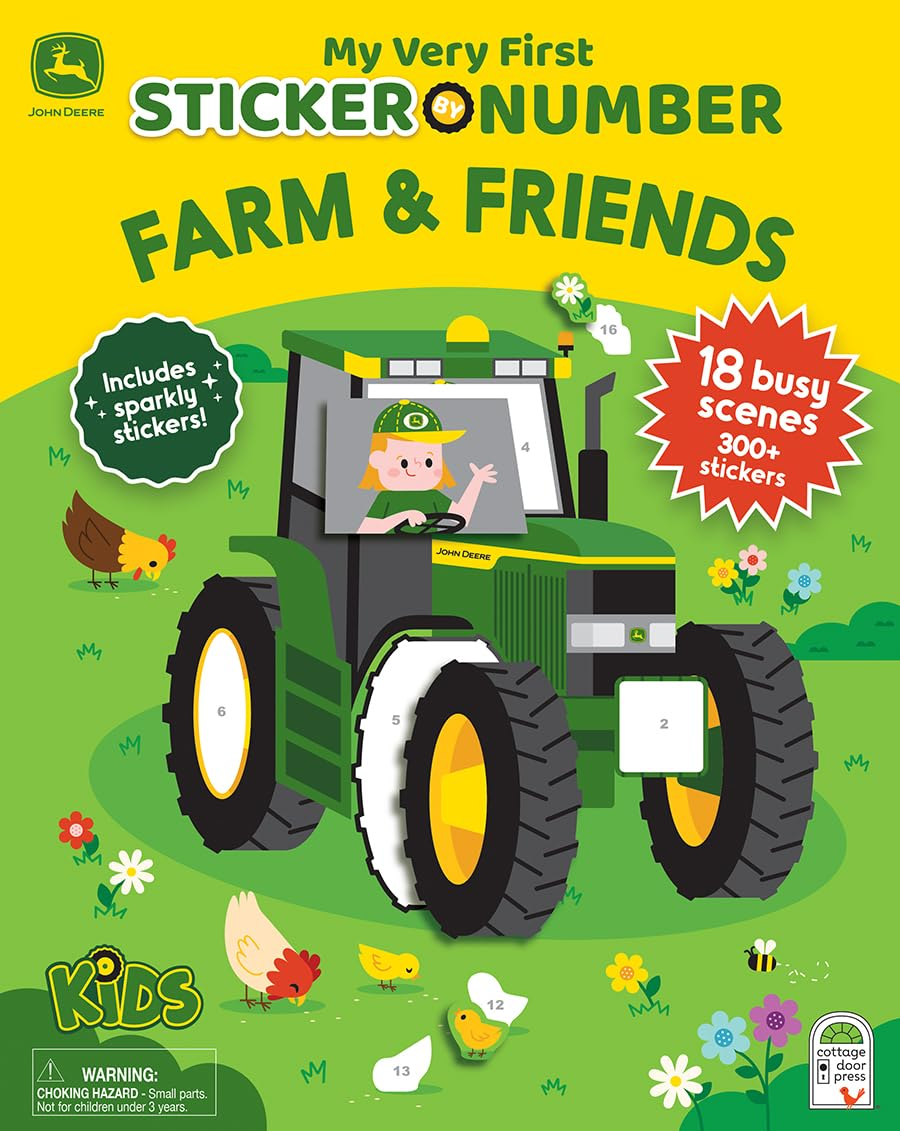 John Deere Kids Farm & Friends Activity Book-Book-Can Pro Equestrian Supply-Evolution Equestrian Co.
