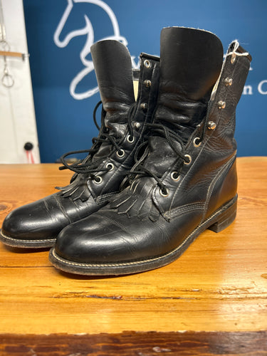 Justin Western Roper Paddock Boot 5.5-Cowboy Boots-Consignment-Evolution Equestrian Co.