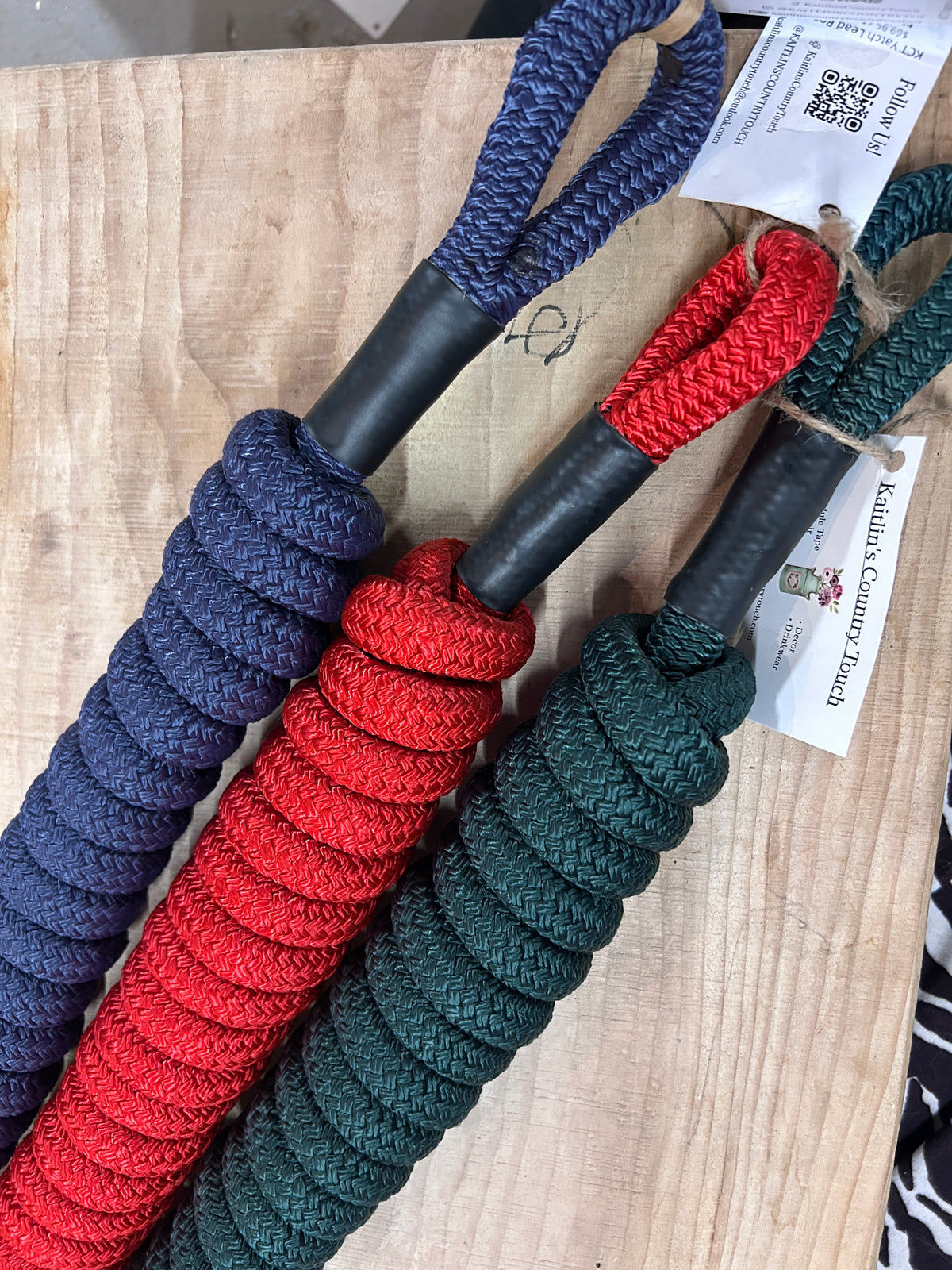 KCT Yatch Lead Ropes-Halter-Consignment-Black-13'-Evolution Equestrian Co.