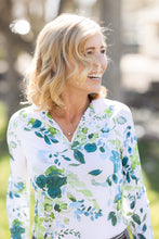 Load image into Gallery viewer, Kastel Denmark Emerald Watercolor Long Sleeve Sun Shirt
