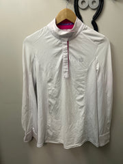 Kathryn Lilly Equestrian Show Shirt Medium-Show Shirts-Consignment-Evolution Equestrian Co.