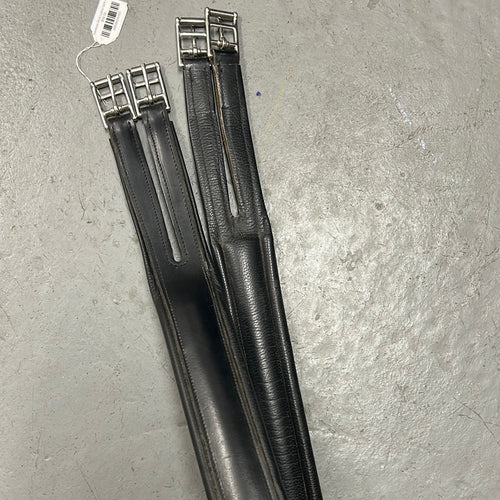 Kavalkade Black Leather Girth 53