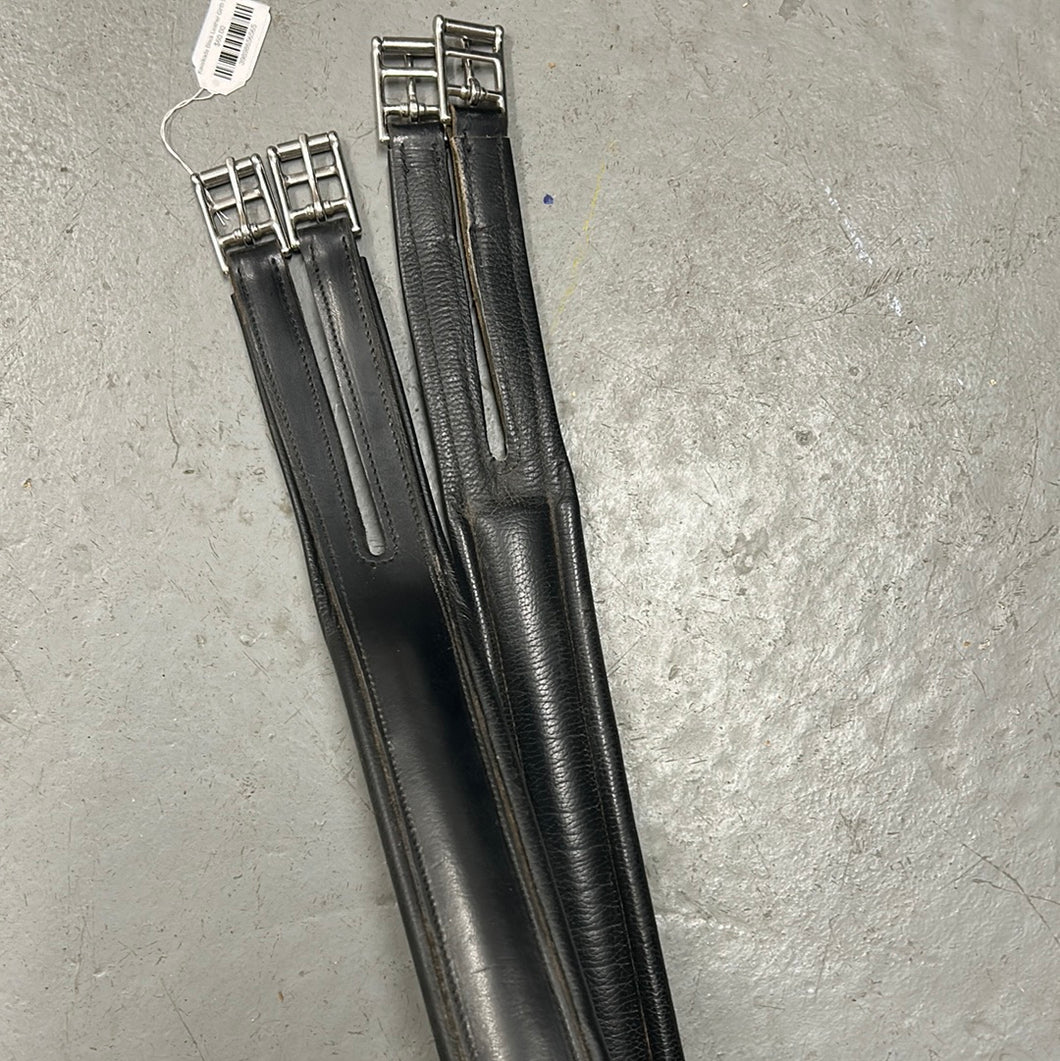 Kavalkade Black Leather Girth 53