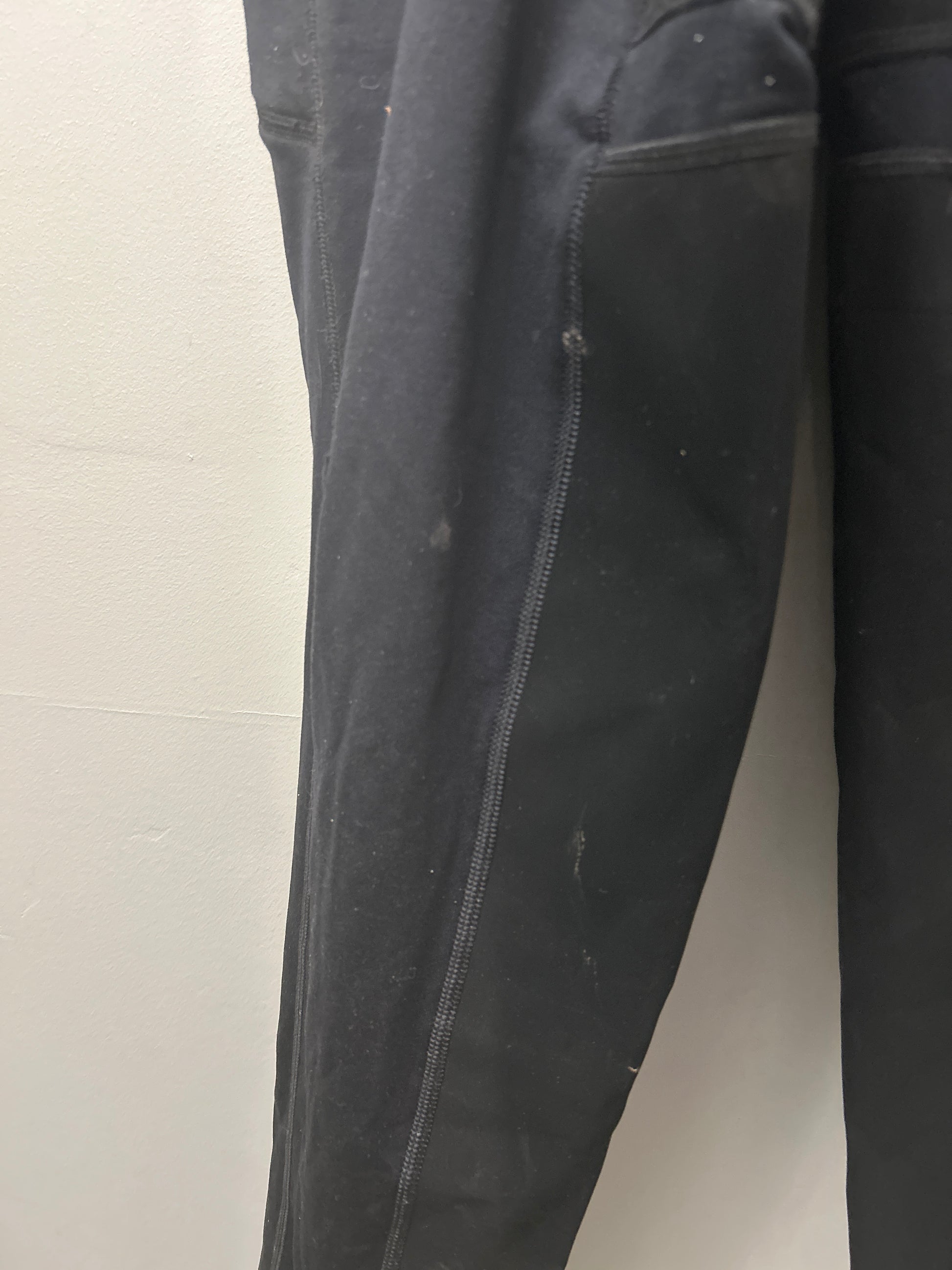 Kerrits Black Riding Tights XLarge-Breeches-Consignment-Evolution Equestrian Co.