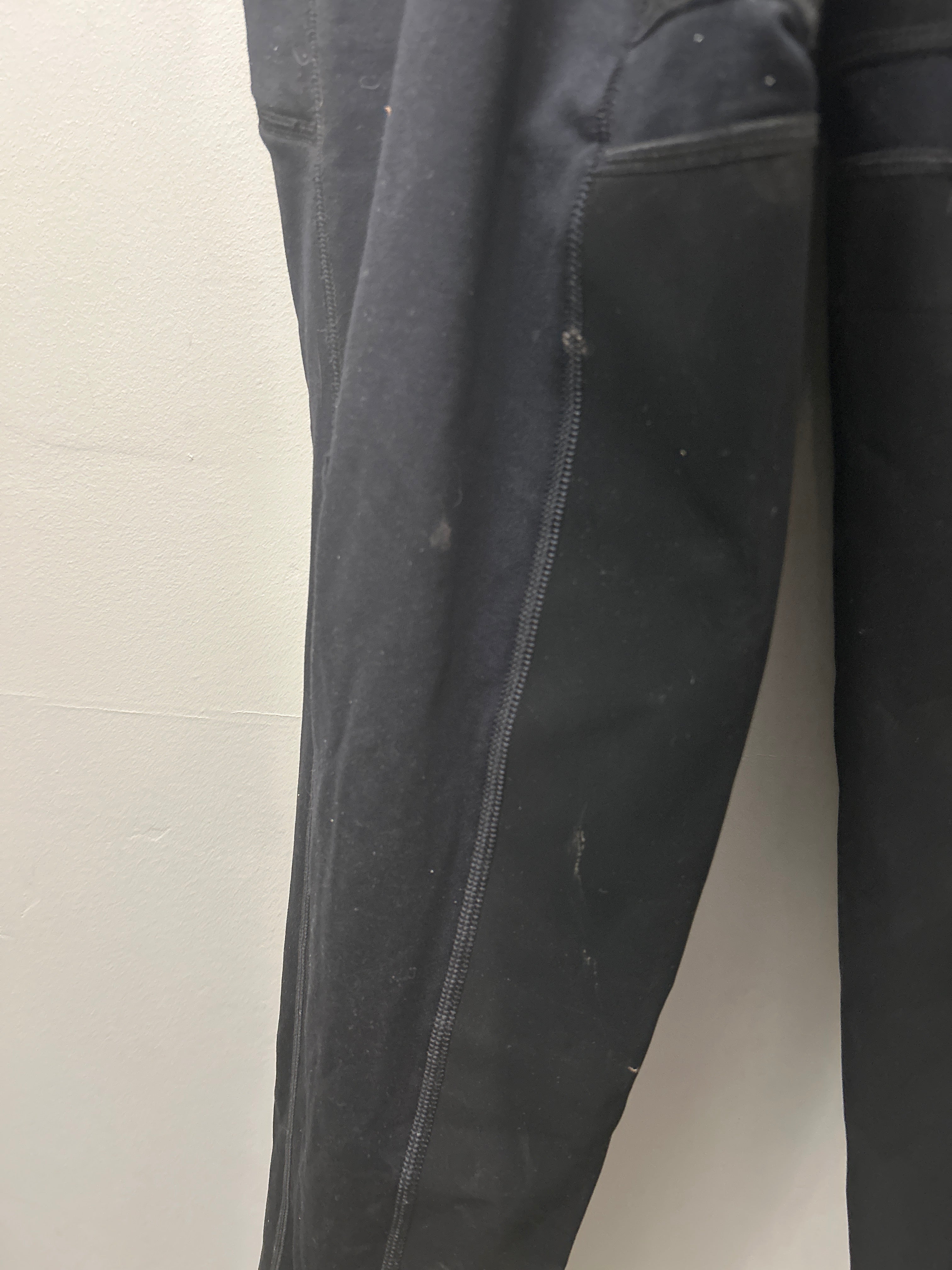 Kerrits Black Riding Tights XLarge-Breeches-Consignment-Evolution Equestrian Co.