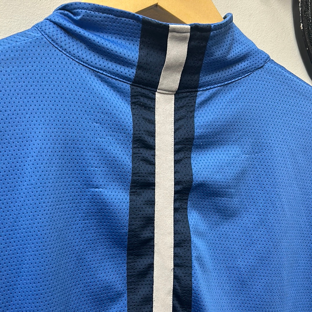 Kerrits Blue Short Sleeve Shirt Large-Riding Shirts-Consignment-Evolution Equestrian Co.