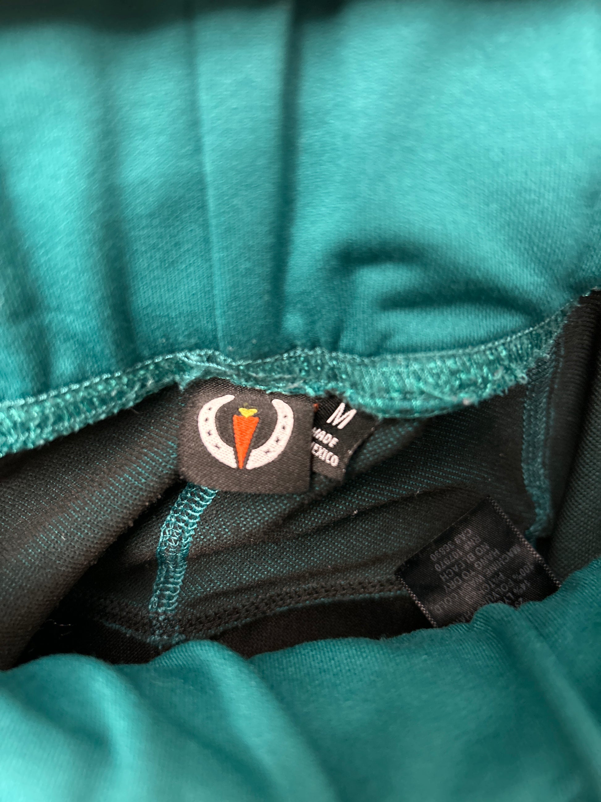 Kerrits Full Seat Riding Leggings Teal Medium-Breeches-Consignment-Evolution Equestrian Co.