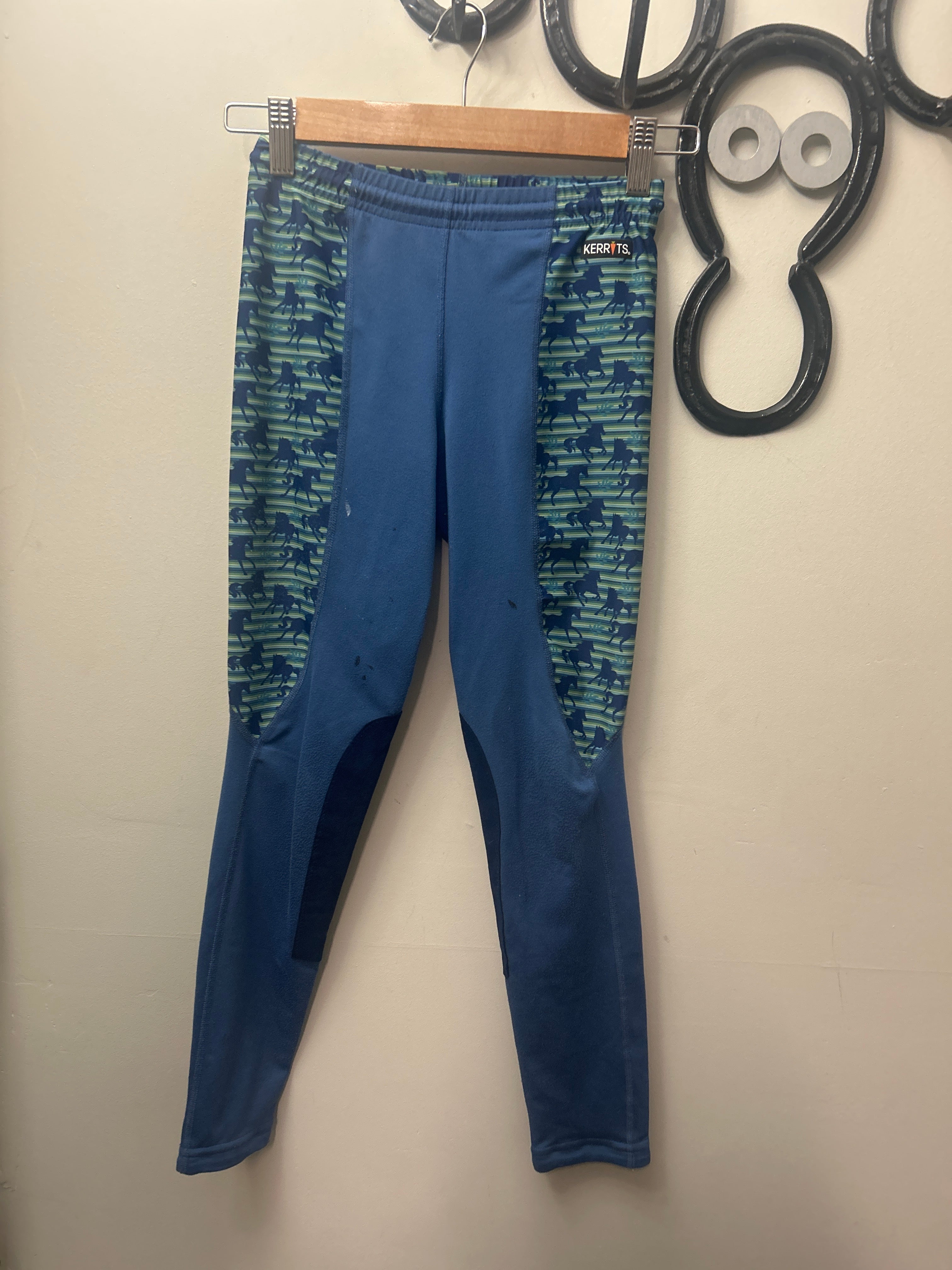 Kerrits Kid's Riding Tights Large-Breeches-Consignment-Evolution Equestrian Co.