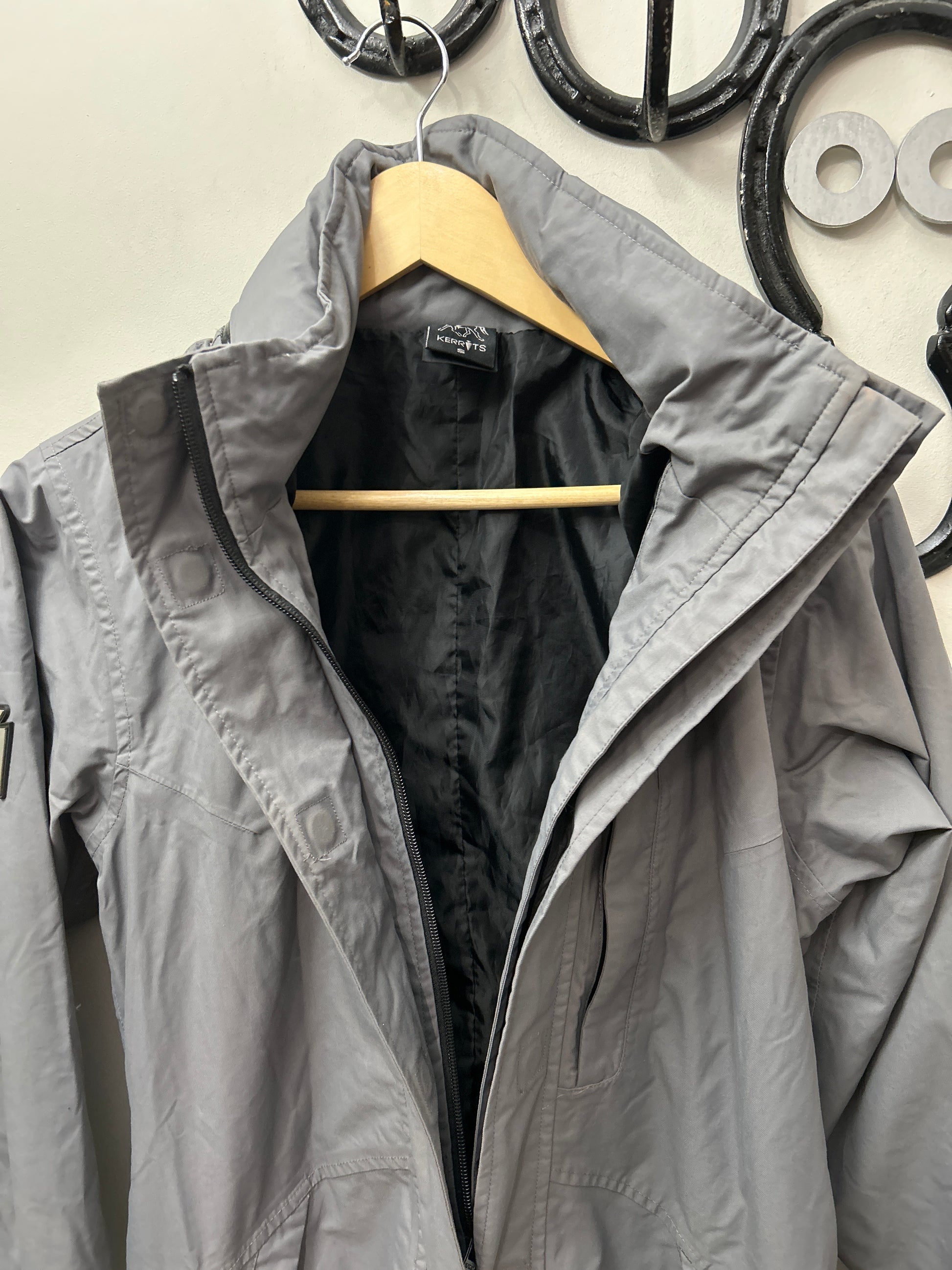 Kerrits Long Rain Jacket Small-Jacket-Consignment-Evolution Equestrian Co.