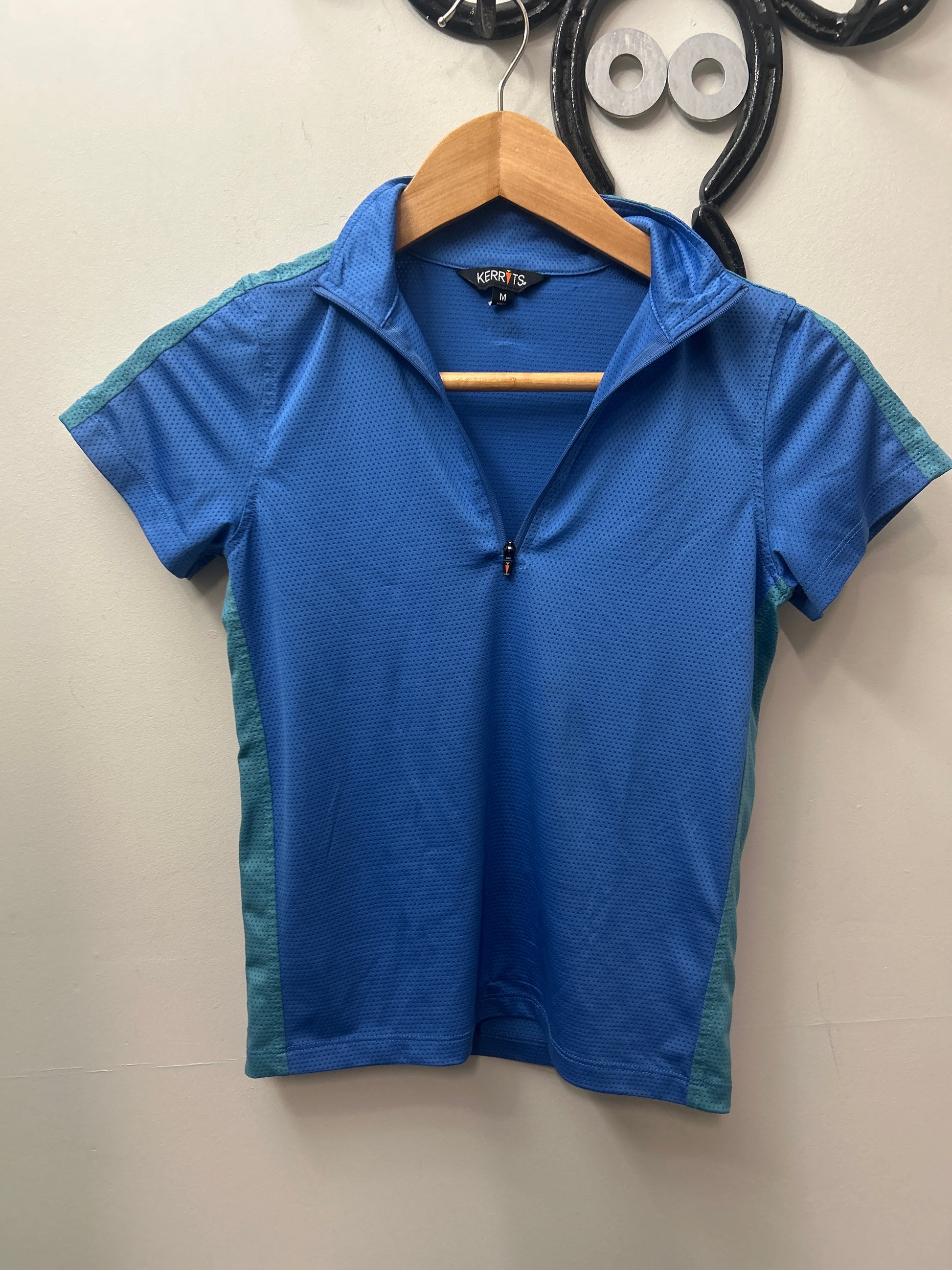 Kerrits Mesh Kid's Short Sleeve Shirt Medium-Riding Shirts-Consignment-Evolution Equestrian Co.