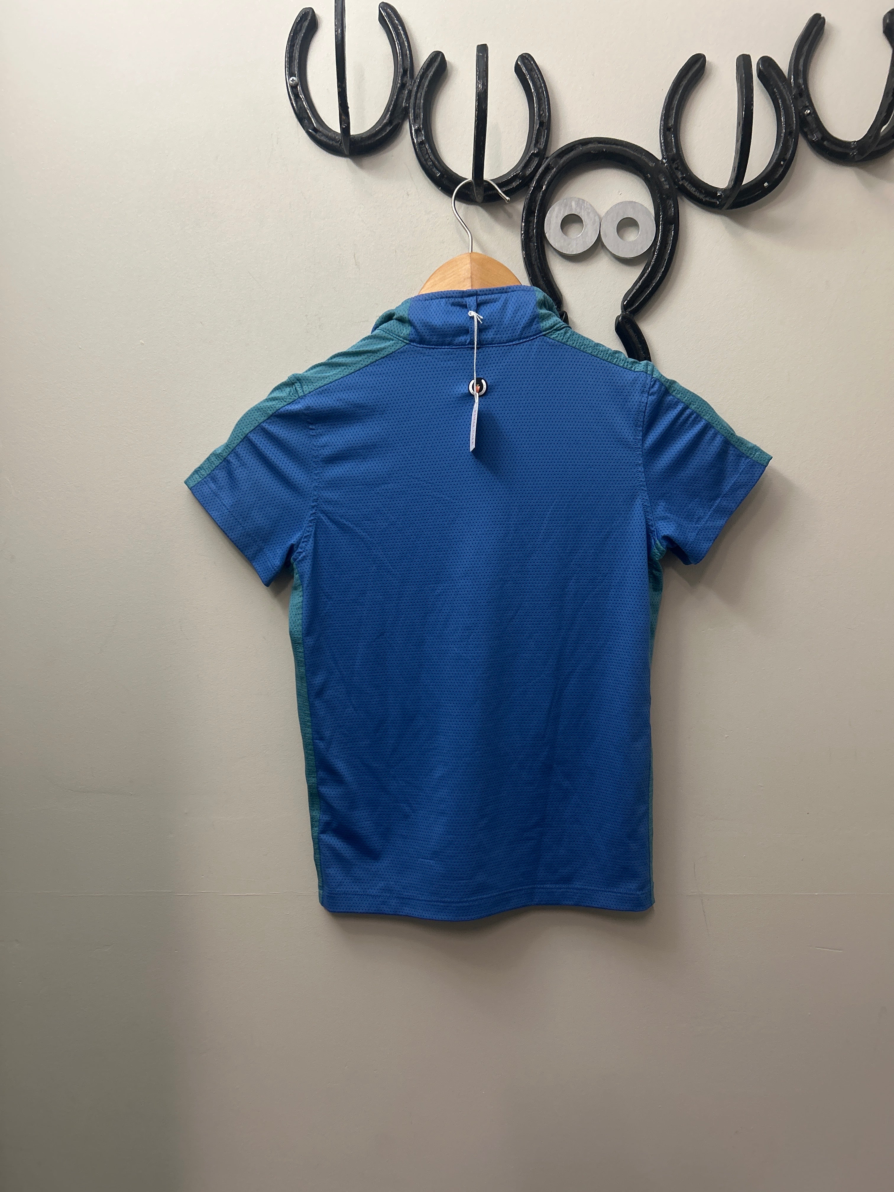 Kerrits Mesh Kid's Short Sleeve Shirt Medium-Riding Shirts-Consignment-Evolution Equestrian Co.