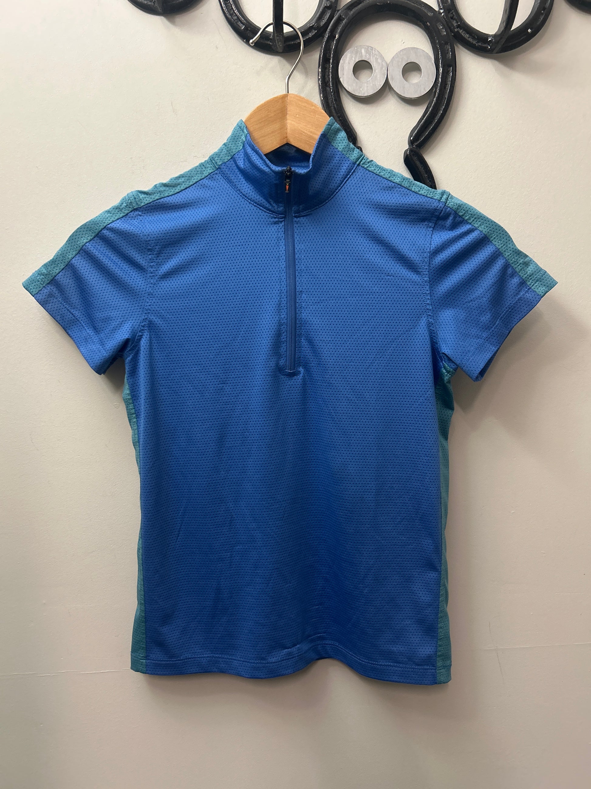 Kerrits Mesh Kid's Short Sleeve Shirt Medium-Riding Shirts-Consignment-Evolution Equestrian Co.