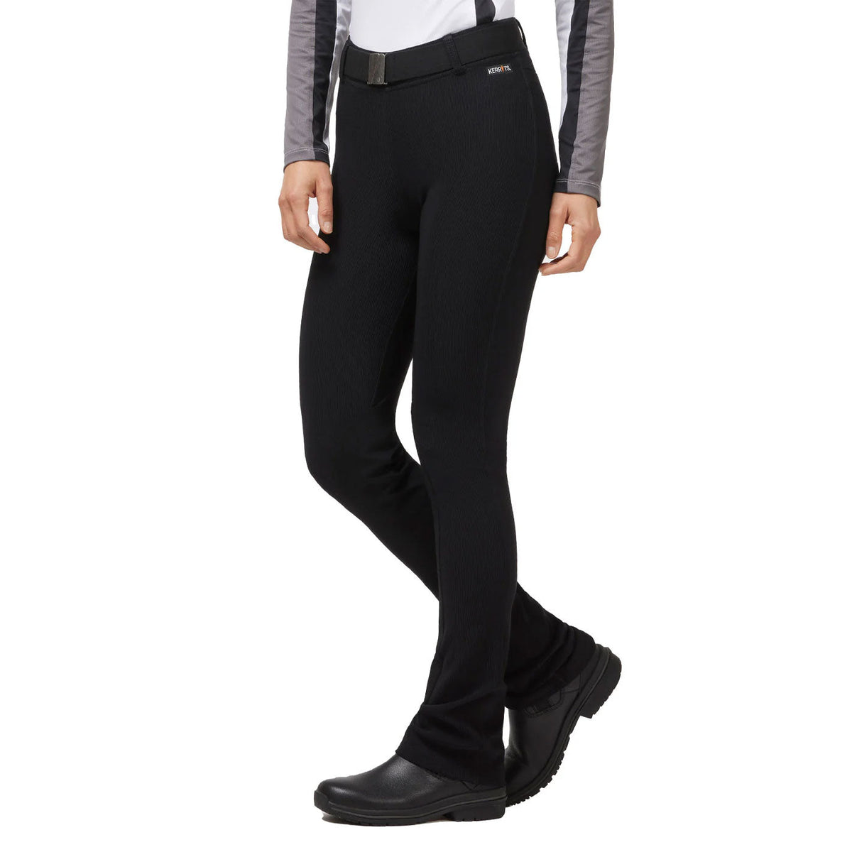 Kerrits Microcord Extended Knee Patch Bootcut Riding Pant Small-Breeches-Consignment-Evolution Equestrian Co.