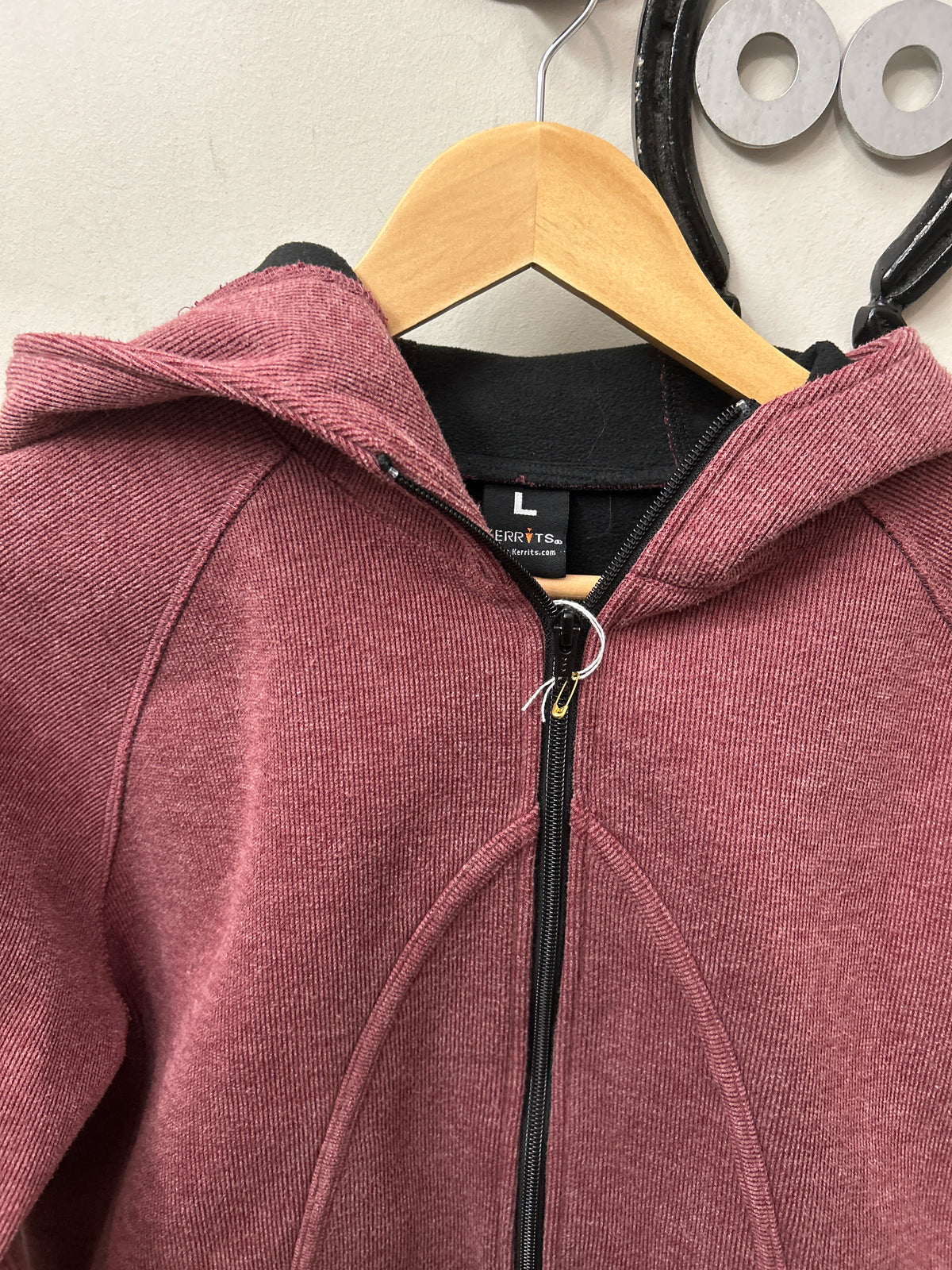 Kerrits Red Hoody Large-Vest-Consignment-Evolution Equestrian Co.
