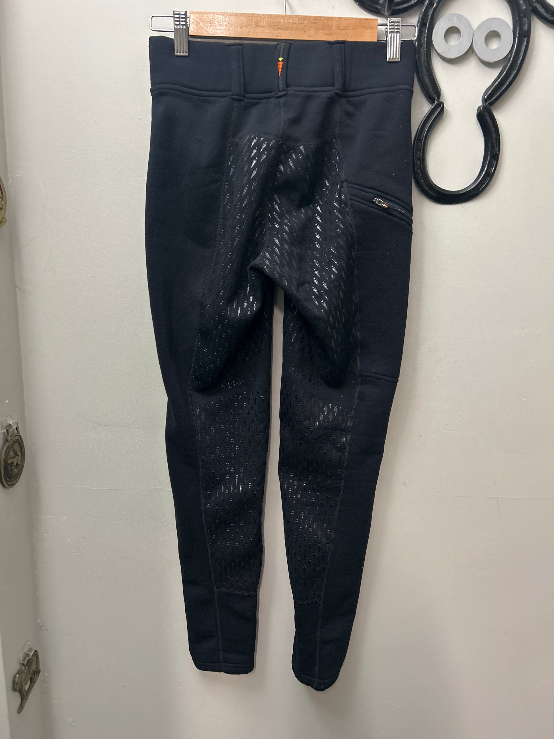 Kerrits Winter Fleece Lined Riding Tights Medium-Breeches-Consignment-Evolution Equestrian Co.