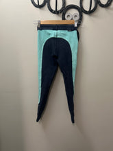Load image into Gallery viewer, Kids Breeches Navy and Teal 8-Breeches-Consignment-Evolution Equestrian Co.
