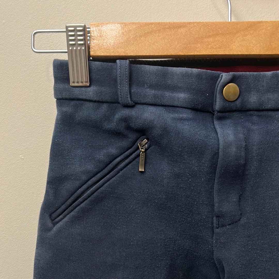 Kids Navy Knee Patch Breeches 10-Riding Clothes-Consignment-Evolution Equestrian Co.