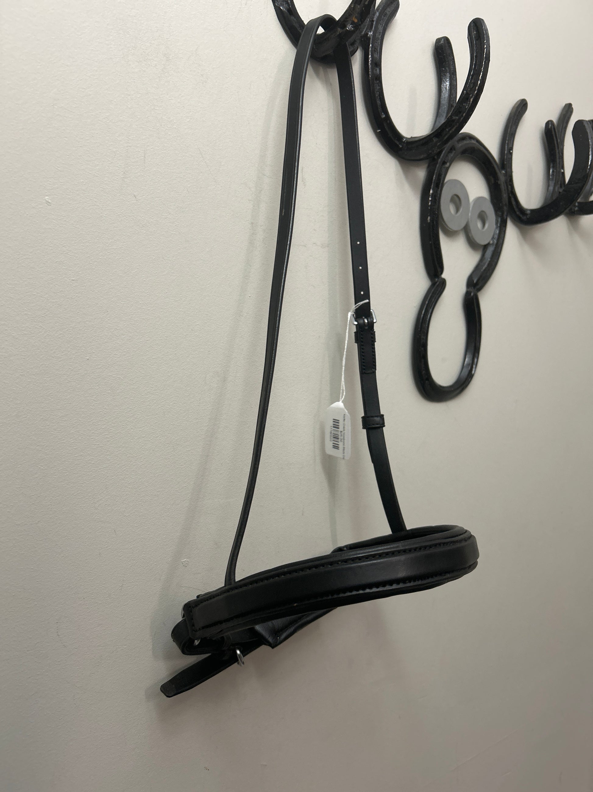 Kieffer Crank Noseband Black Cob-English Bridle-Consignment-Evolution Equestrian Co.