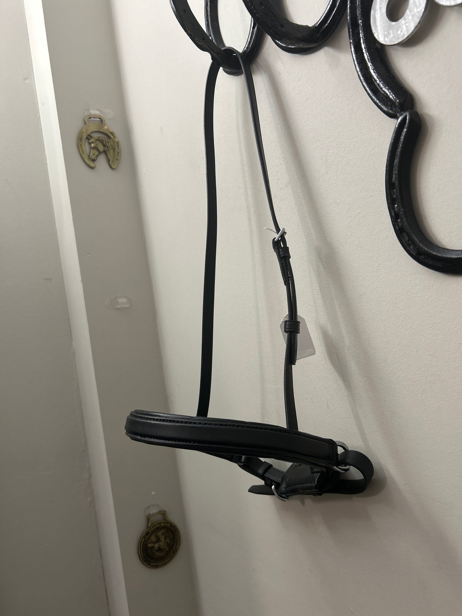 Kieffer Crank Noseband Black Cob-English Bridle-Consignment-Evolution Equestrian Co.