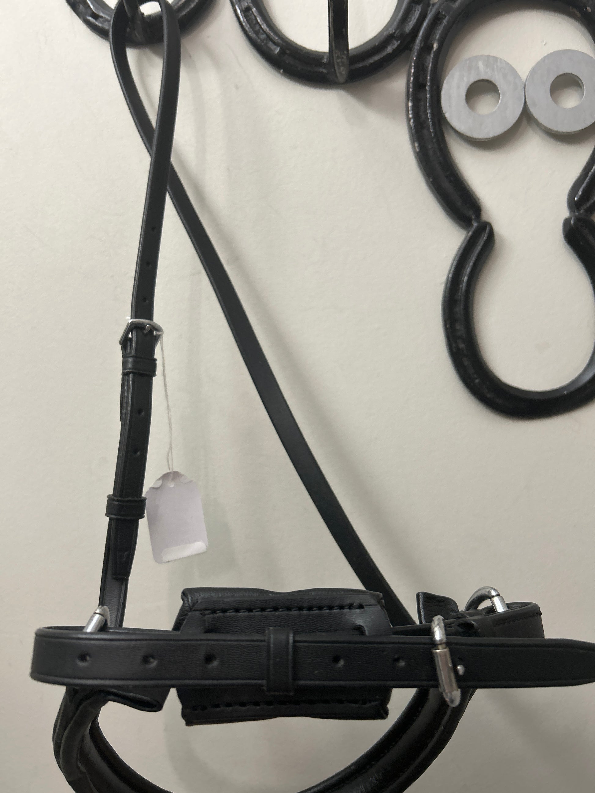 Kieffer Crank Noseband Black Cob-English Bridle-Consignment-Evolution Equestrian Co.
