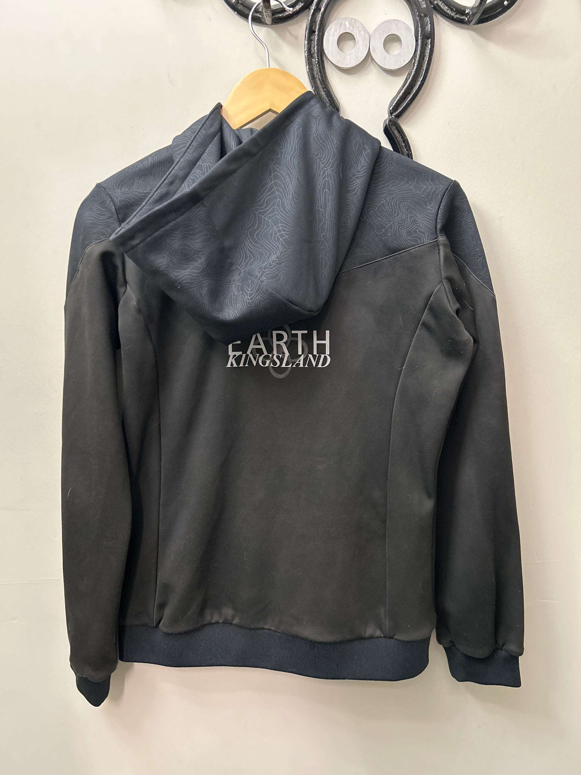 Kingsland Earth Zip Up Hoodie Medium-Riding Shirts-Consignment-Evolution Equestrian Co.