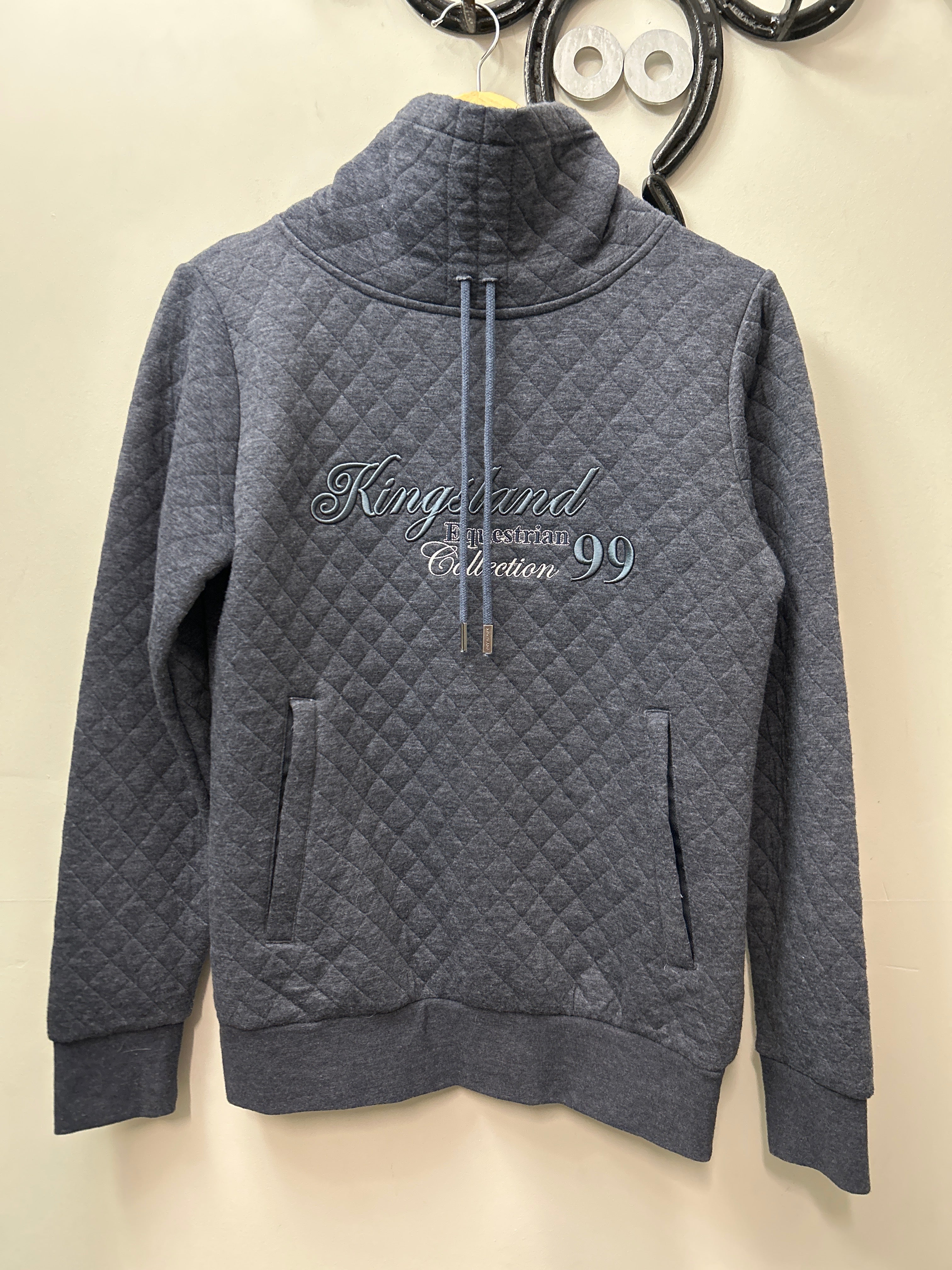 Kingsland Equestrian Collection Sweater Blue Small-Riding Shirts-Consignment-Evolution Equestrian Co.