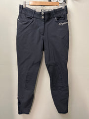 Kingsland Navy Knee Patch Breeches 28-Breeches-Consignment-Evolution Equestrian Co.