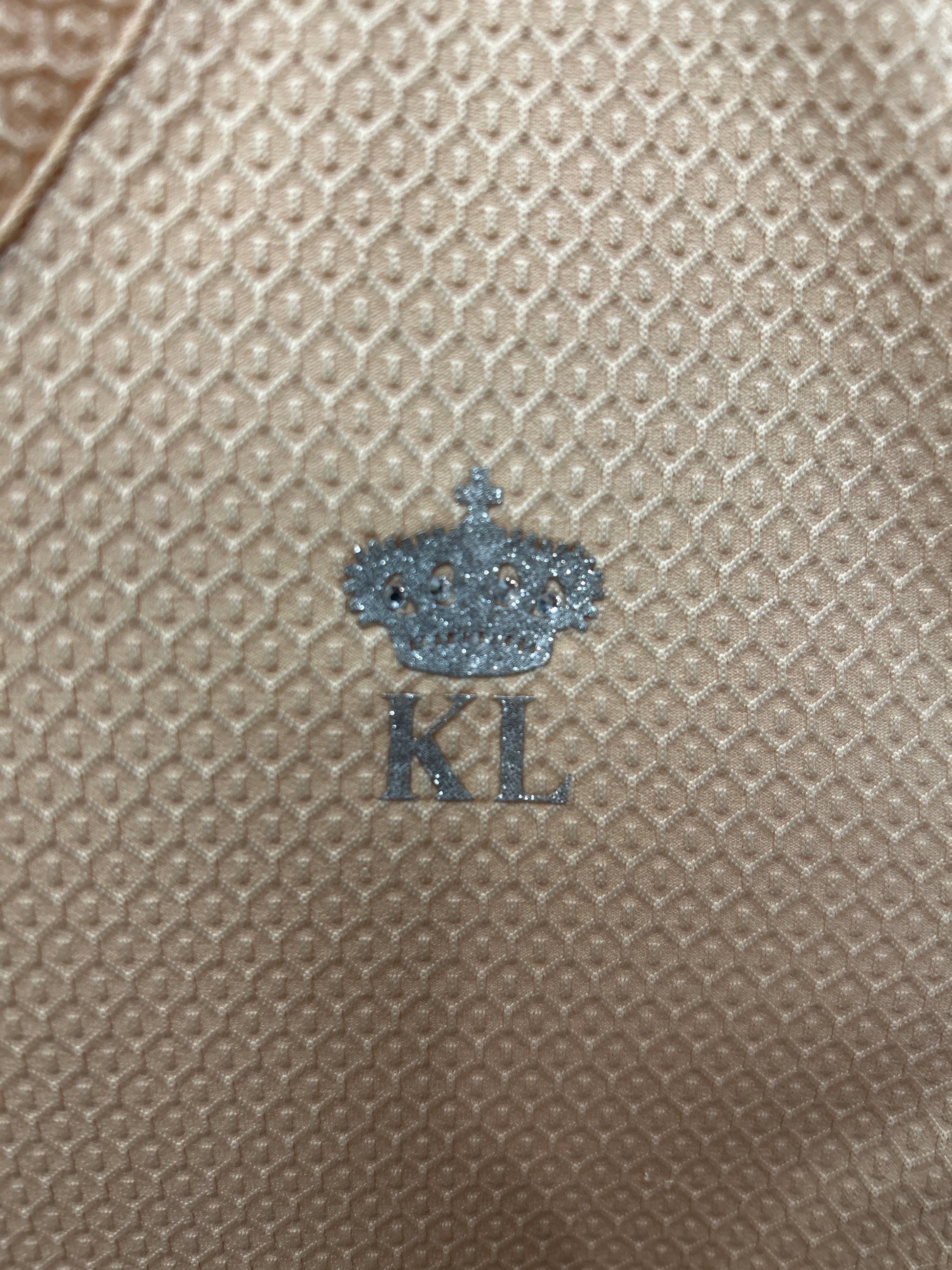 Kingsland Peach Short Sleeve Shirt Small-Riding Shirts-Consignment-Evolution Equestrian Co.