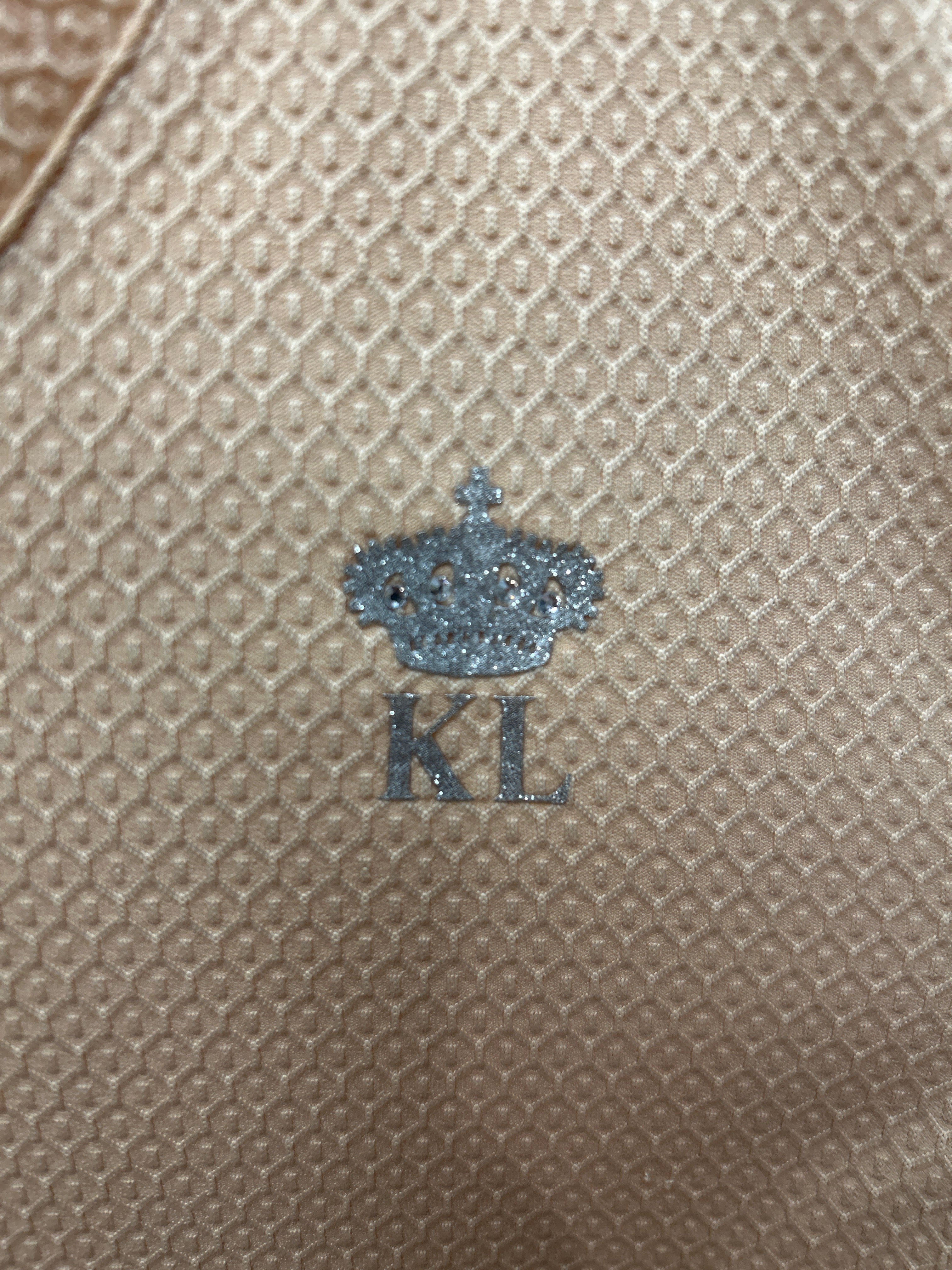 Kingsland Peach Short Sleeve Shirt Small-Riding Shirts-Consignment-Evolution Equestrian Co.