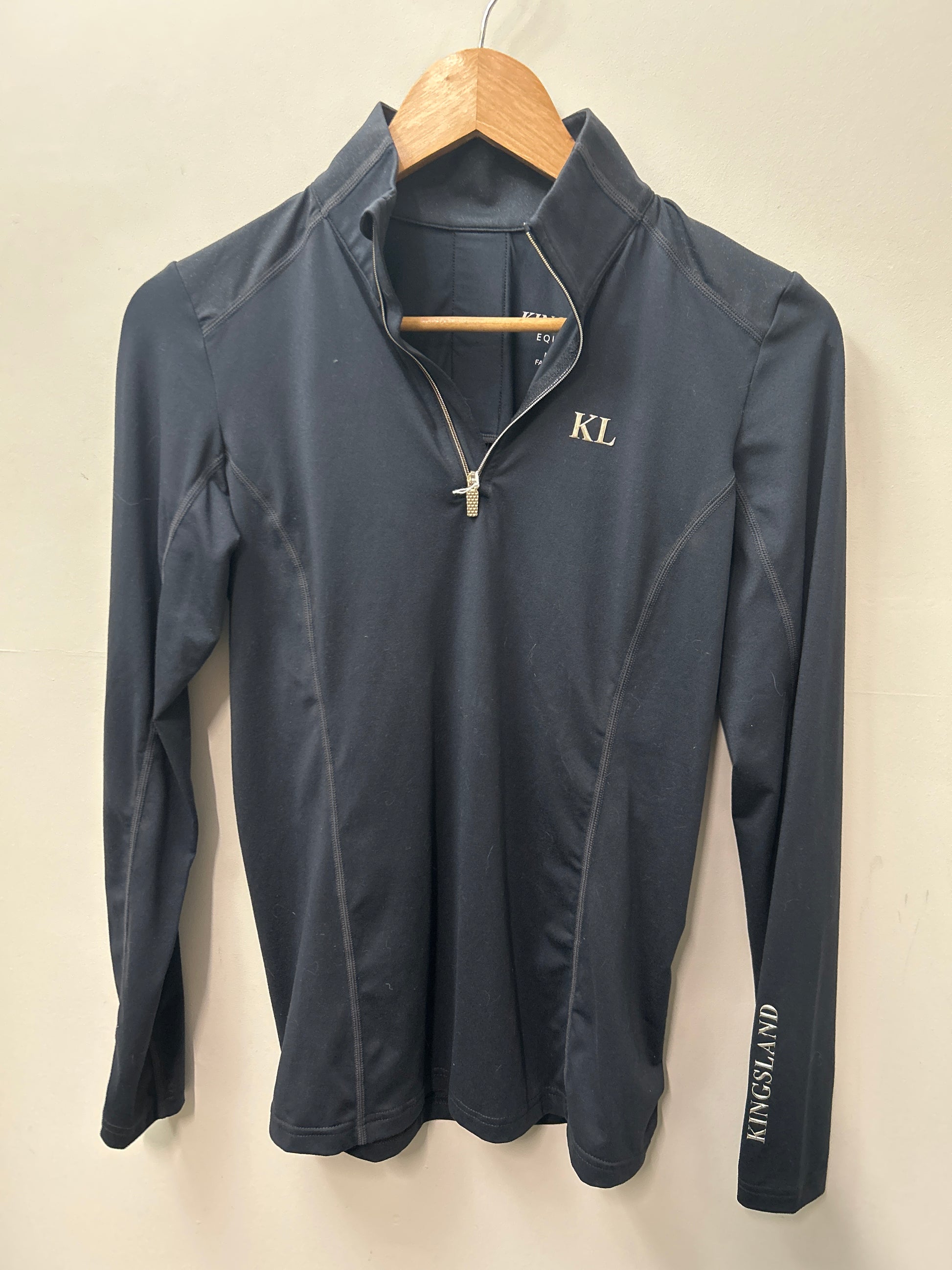 Kingsland Quarter Zip Shirt Small-Riding Shirts-Consignment-Evolution Equestrian Co.
